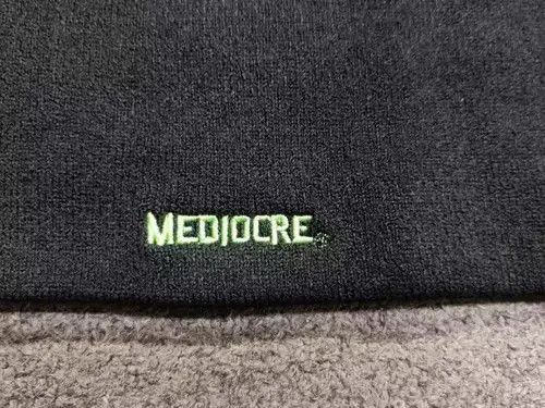 Other Mediocre Hand Palm Heatmap Graphic No Cuff Beanie Hat Black Size ONE SIZE - 4 Thumbnail