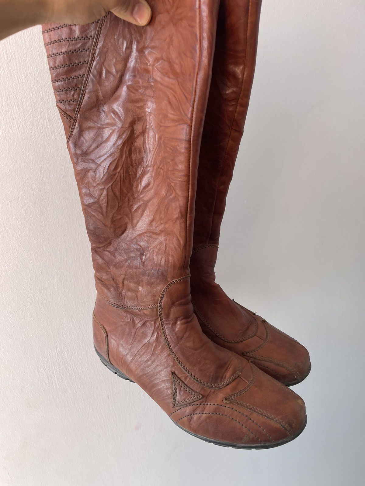 Vintage y2k leather boots Size US 6.5 / IT 36.5 - 8 Thumbnail