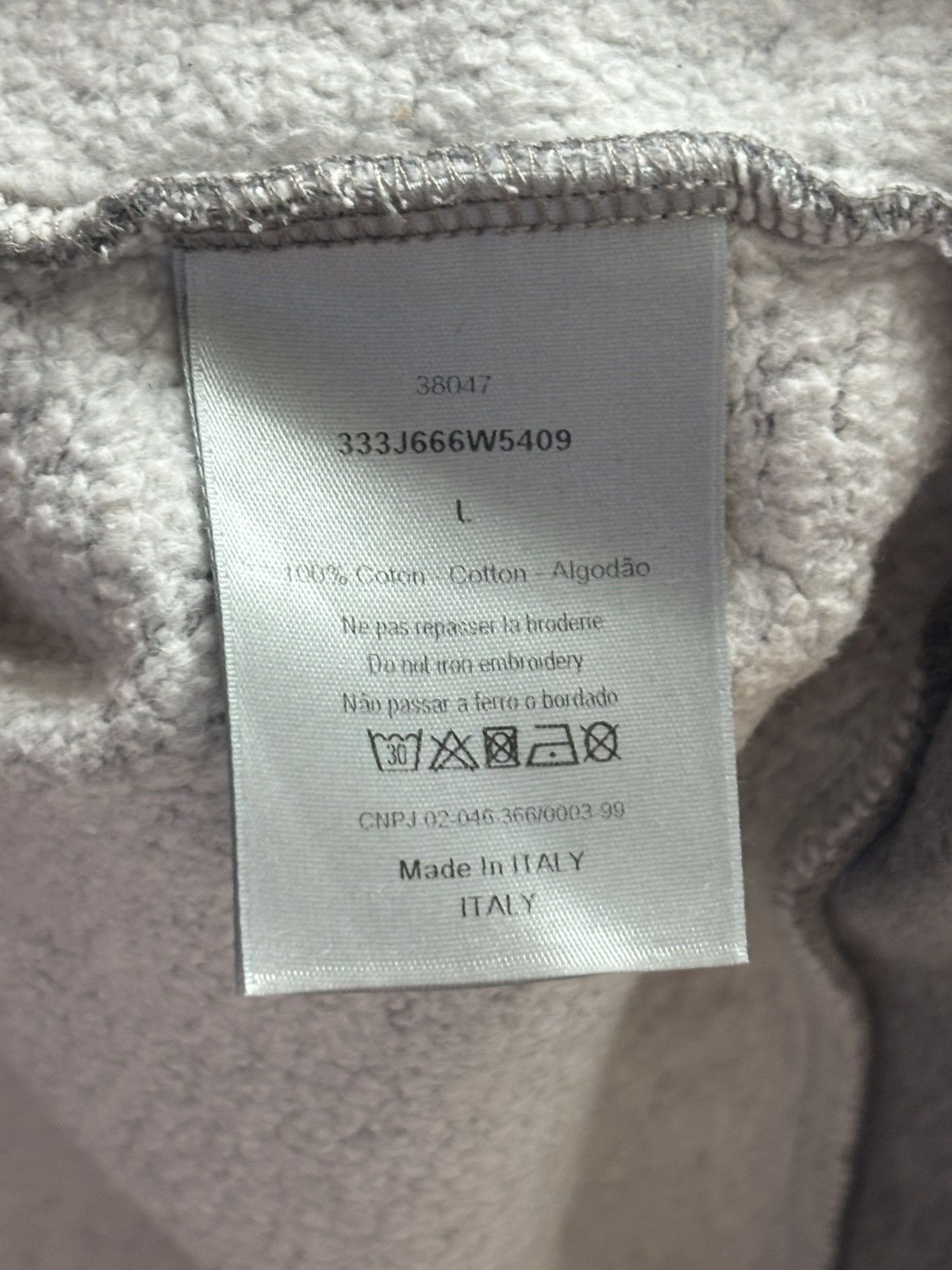 Dior Dior Embroidery Sweatshirt Size US L / EU 52-54 / 3 - 6 Thumbnail