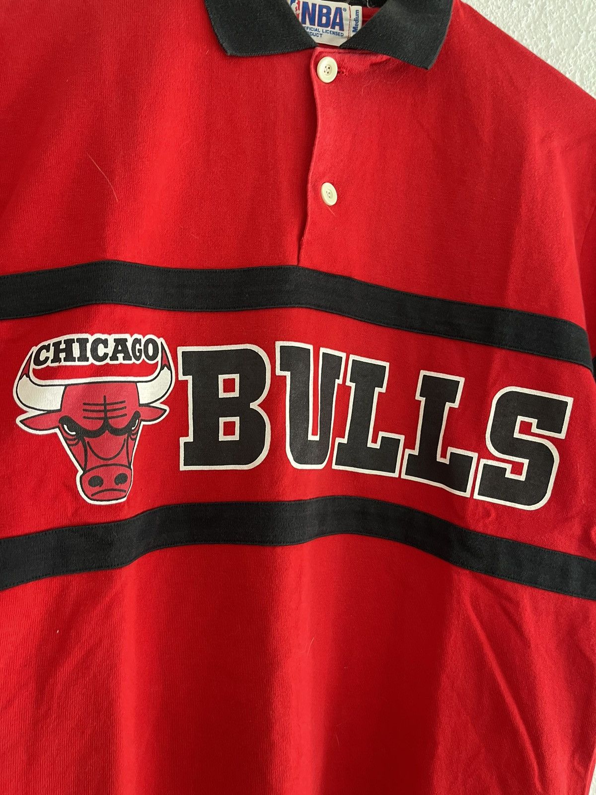 NBA × Vintage Vintage Chicago Bulls NBA Polo Size US M / EU 48-50 / 2 - 3 Thumbnail