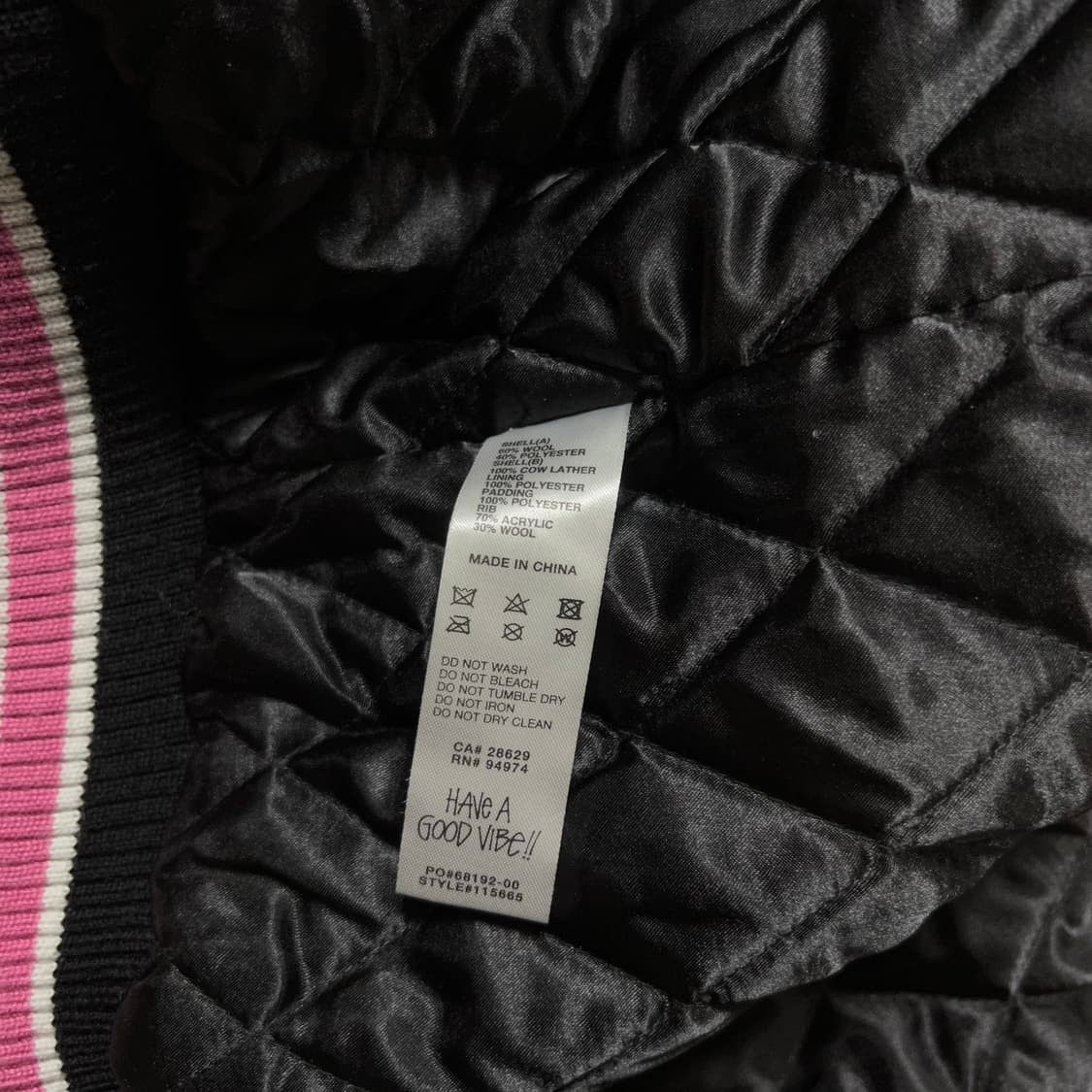 Stussy Stussy S Talk Melton Varsity Jacket Black Size US XL / EU 56 / 4 - 4 Thumbnail