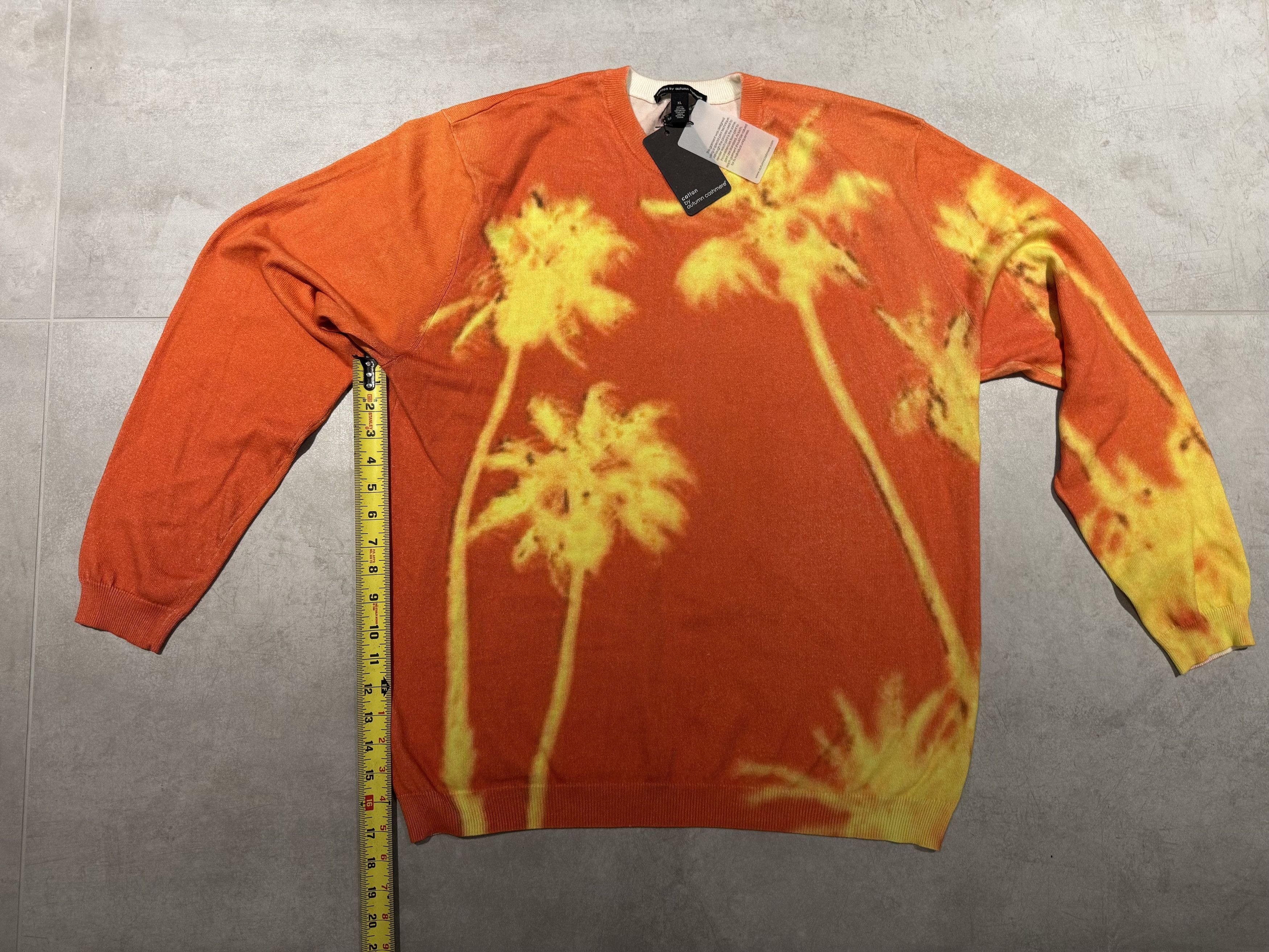Autumn Cashmere Autum Cashmere Palm Tree Print Size US XL / EU 56 / 4 - 5 Thumbnail