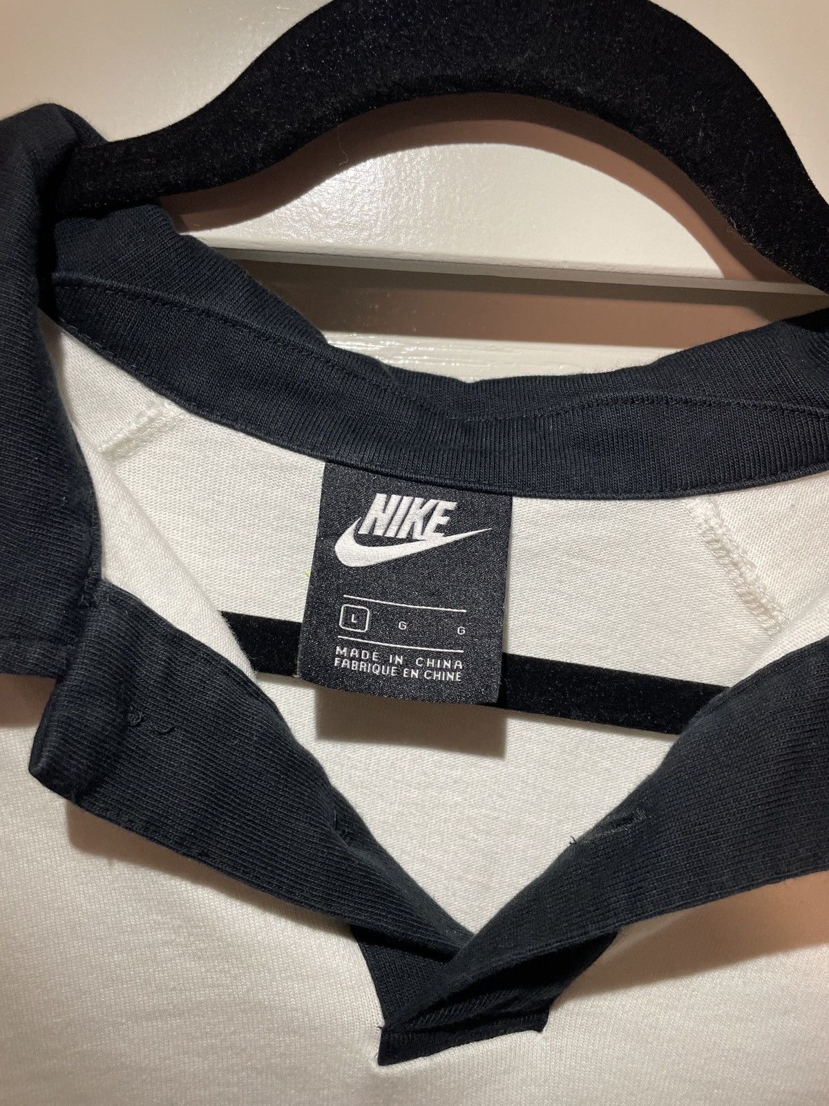 Nike White Nike Swoosh polo Size US L / EU 52-54 / 3 - 3 Thumbnail