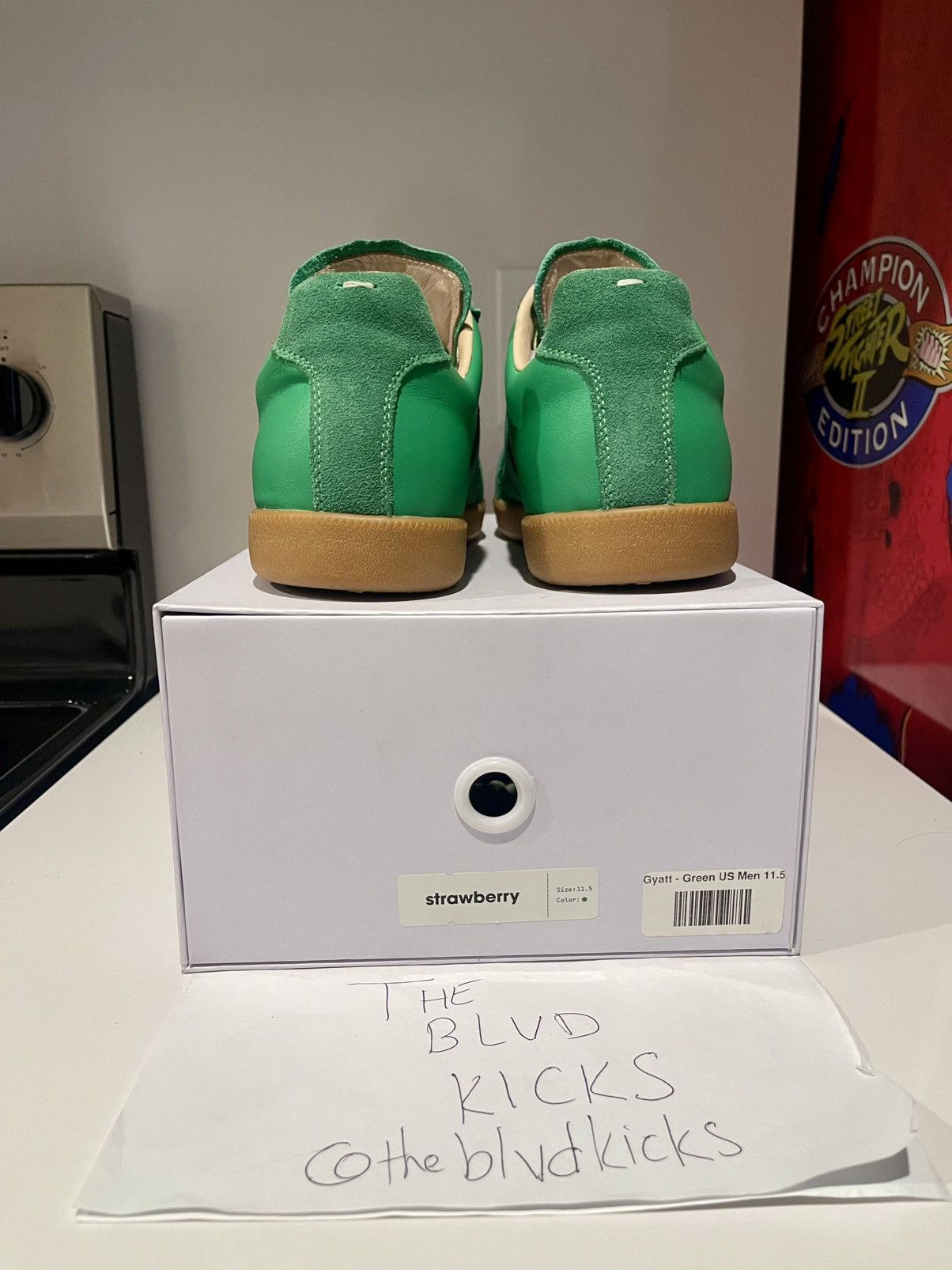 Strawberry Strawberry Gyatt GAT Green Size US 11.5 / EU 44-45 - 6 Thumbnail