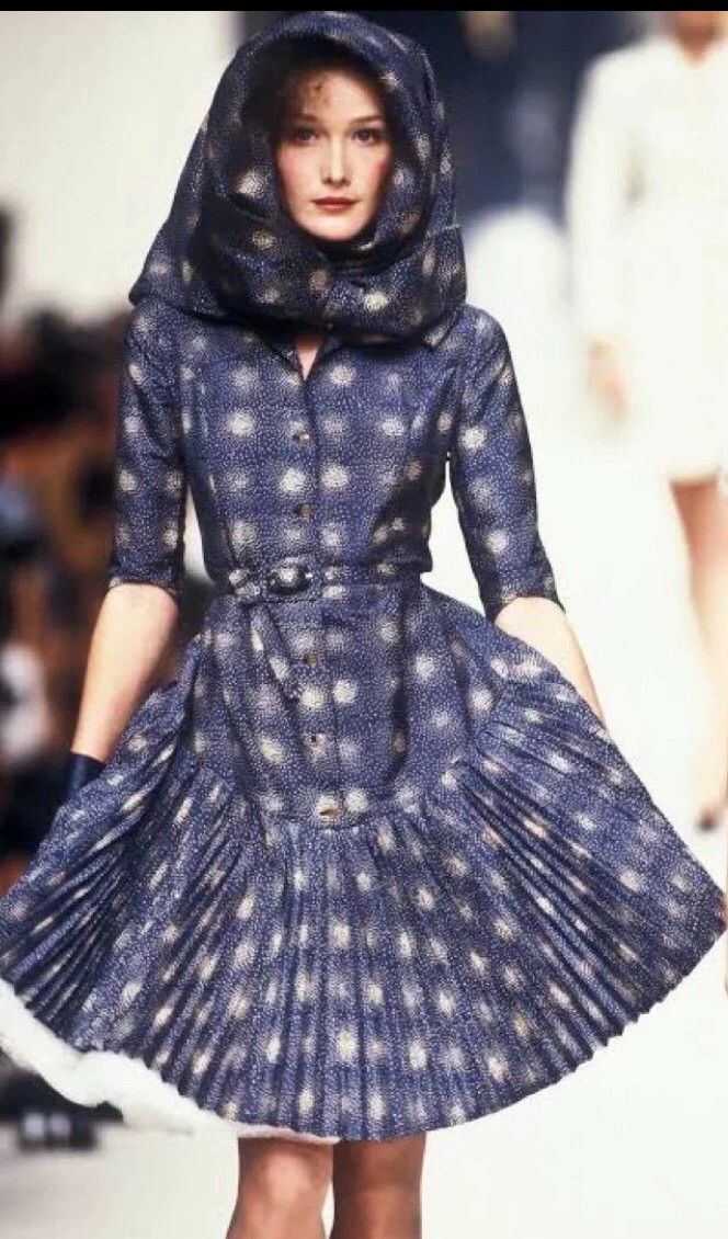 Vivienne Westwood Vivienne Westwood Starry sky polka dot navy dress Size M / US 6-8 / IT 42-44 - 2 Thumbnail