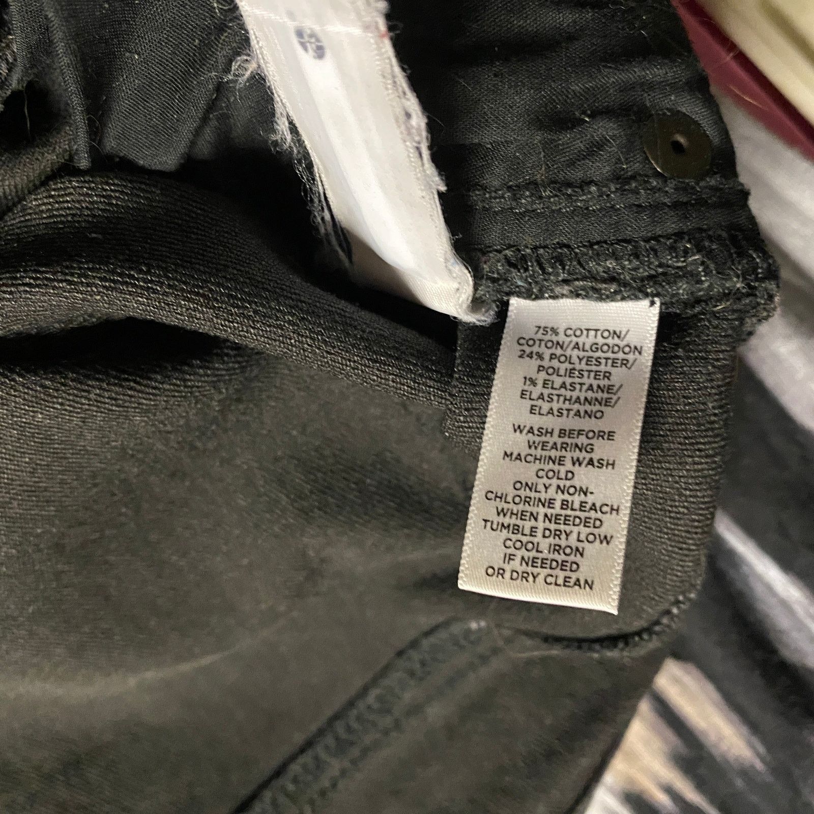 Loft Ann Taylor LOFT Black Wash Denim Skinny Jeans Size 4/27 Size 27" / US 4 / IT 40 - 6 Thumbnail