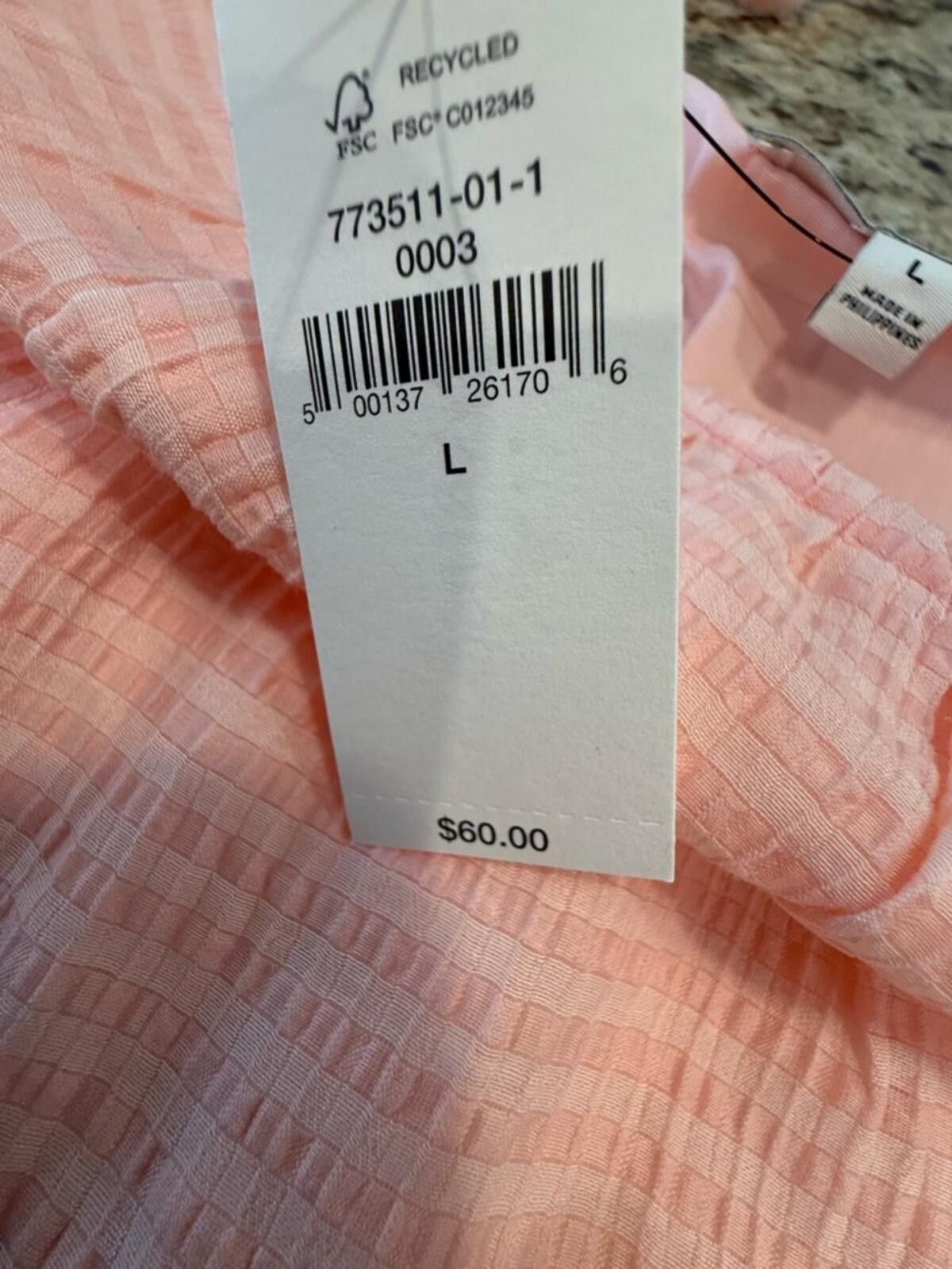 Other Banana Republic Factory pink flouncy crop tank top SZ LG Size L / US 10 / IT 46 - 10 Thumbnail