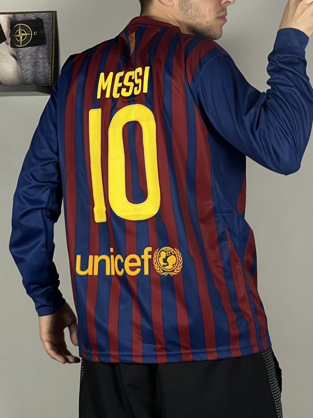 Other Barca long sleeve football jersey Size US L / EU 52-54 / 3 - 8 Thumbnail