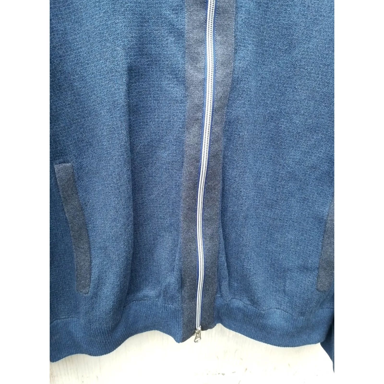Robert Graham Robert Graham Men's Rodin Classic Fit Full Zip Cardigan Sweater Blue xl Size US XL / EU 56 / 4 - 2 Thumbnail