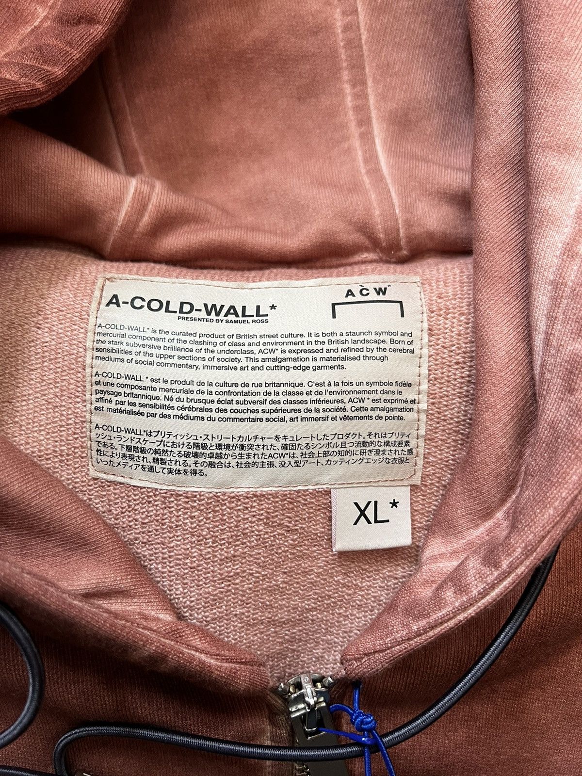 A-COLD-WALL* ACW A-COLD-WALL - Basic Zip Hoodie - Size XL⭐️NEW with Tags Size US XL / EU 56 / 4 - 7 Thumbnail