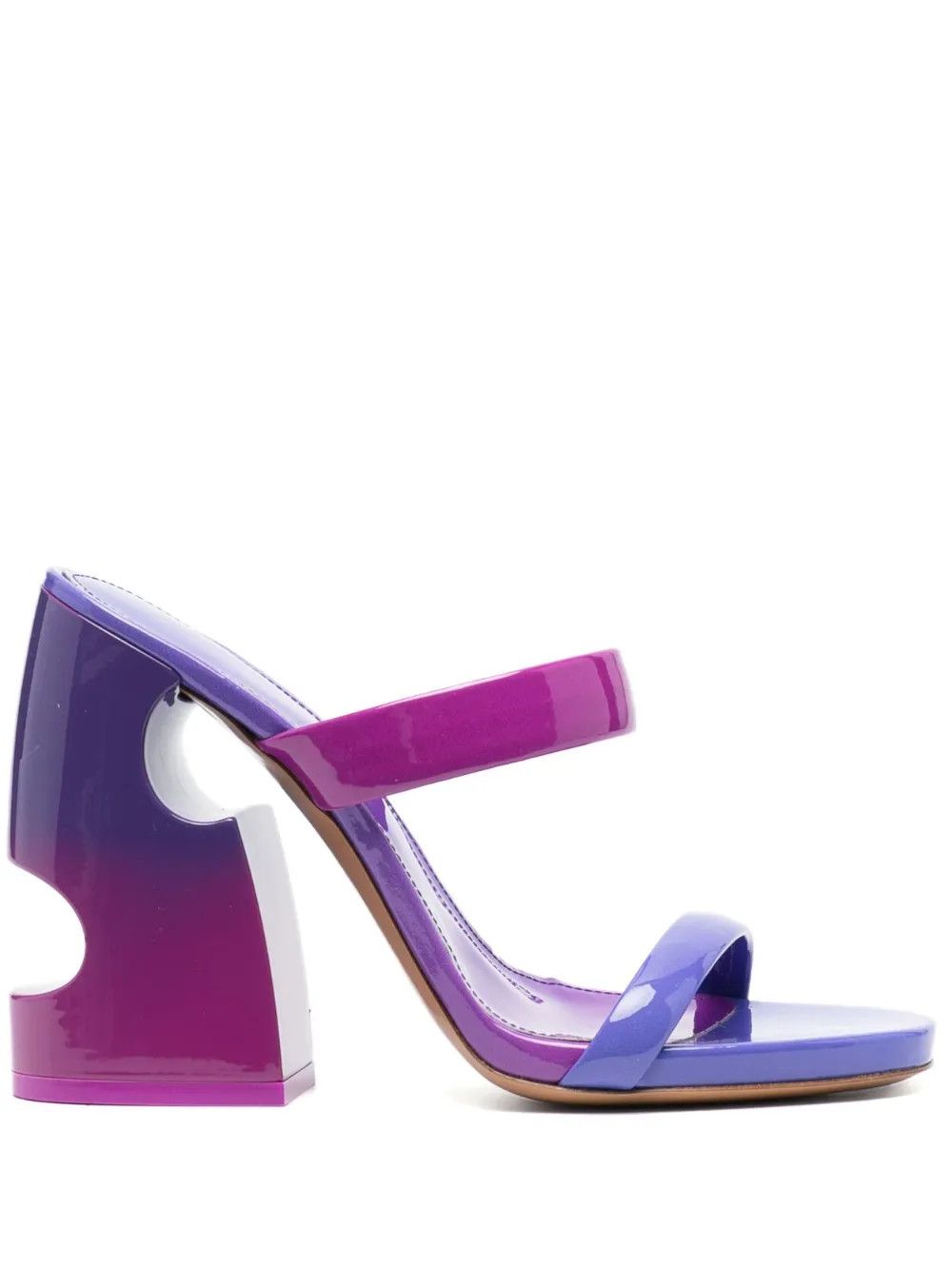 Off-White o1y1225 Mules in Purple/Fuchsia Size US 7 / IT 37 - 1 Thumbnail