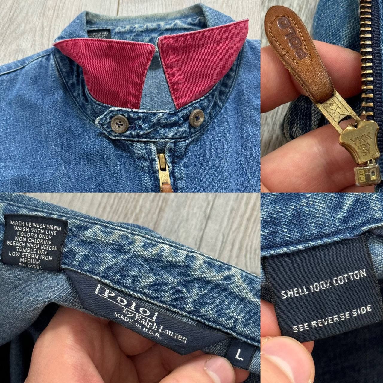 Polo Ralph Lauren × Vintage Vintage Polo Ralph Lauren Denim Jacket Size US L / EU 52-54 / 3 - 5 Thumbnail