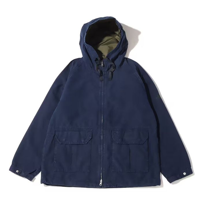 Nanamica TNF Purple Label Nanamica S/S 22 Indigo Mountain Wind Parka ...