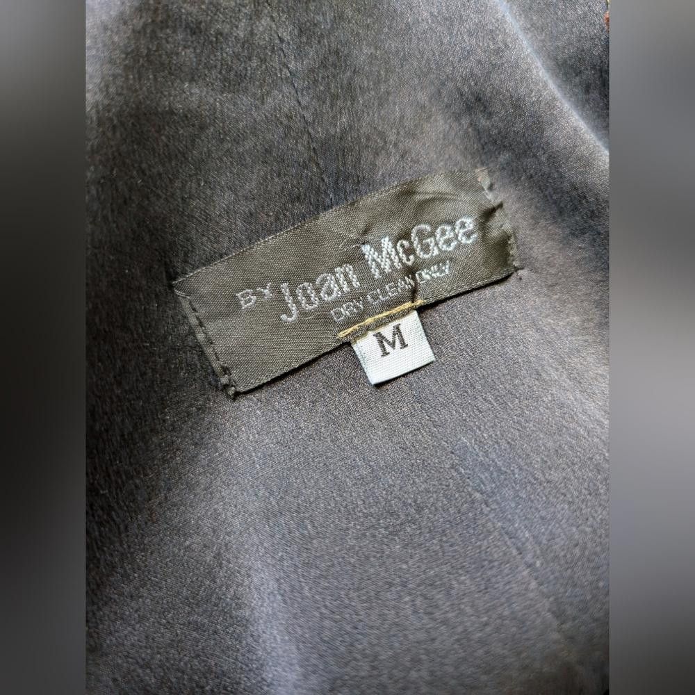 Designer Rare Joan McGee Silk Wearable Art Fiber Plisse Dress Size M / US 6-8 / IT 42-44 - 9 Thumbnail
