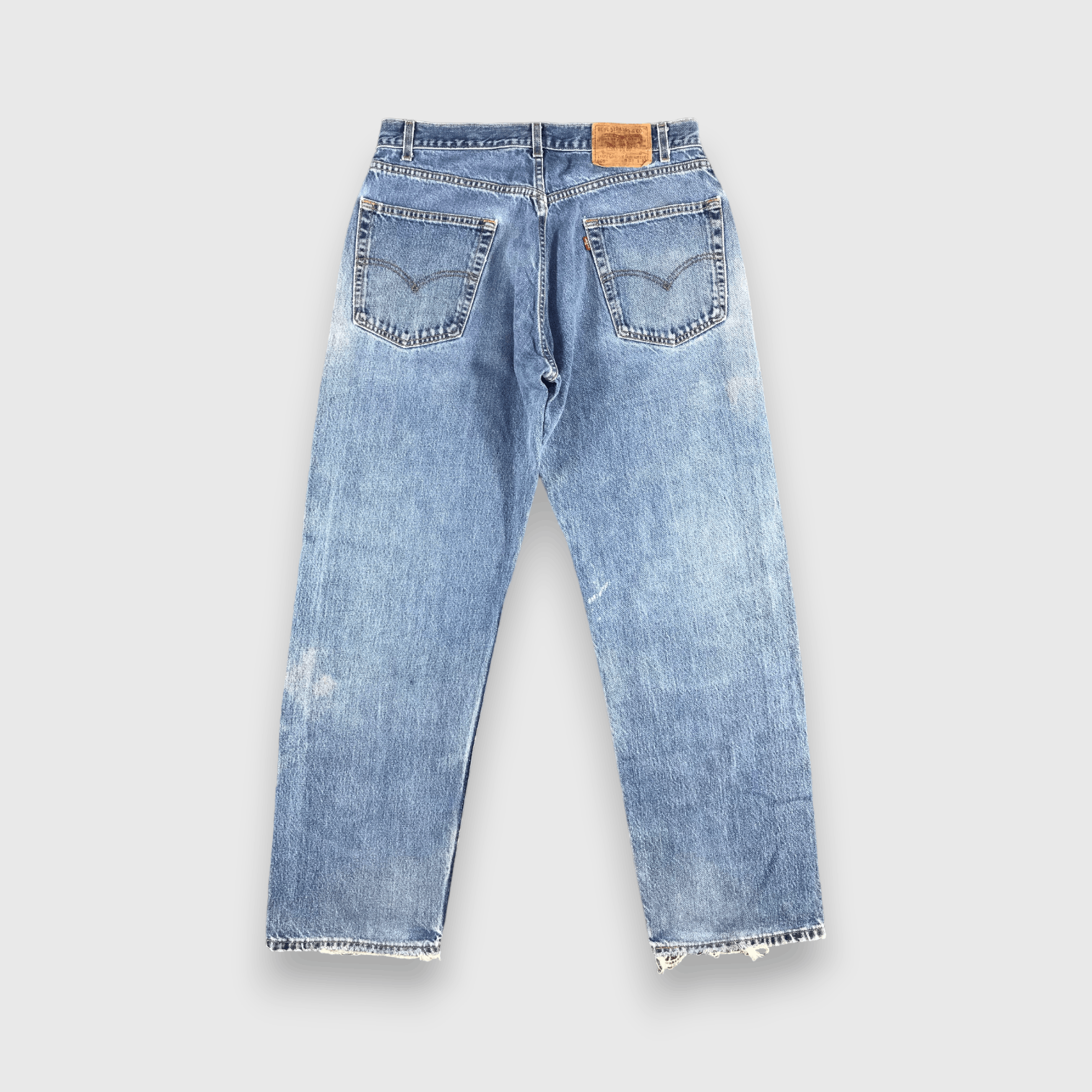 Levi's Vintage 90s Blue Wash Levis 569 Jeans-J2156 Size US 35 - 2 Thumbnail
