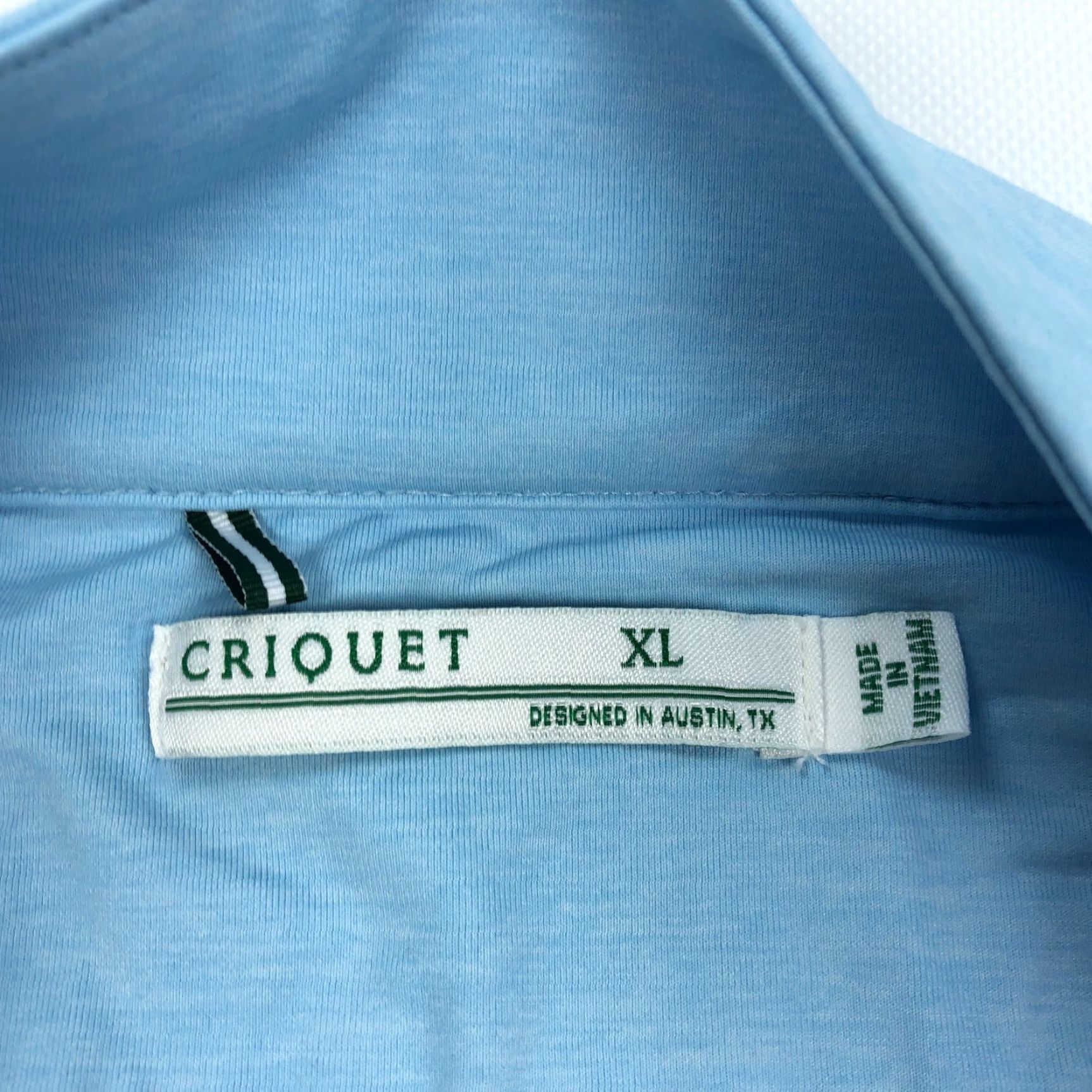 Birkenstock Criquet Mens Pullover 1/4 Zip Blue XL Mock Neck Logo - Regular, Casual, Activewear, Office Wear, Preppy, Brrr, 5-9, Golf, Running, Walking Mens Size US XL / EU 56 / 4 - 4 Thumbnail