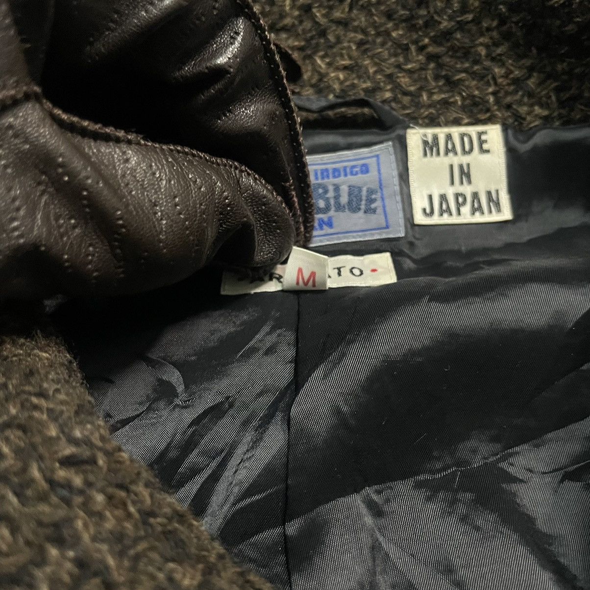 Blue Blue Japan 🇯🇵 Archive Blue Blue Japan Wool High Neck Coat Button Jacket Size US M / EU 48-50 / 2 - 17 Thumbnail