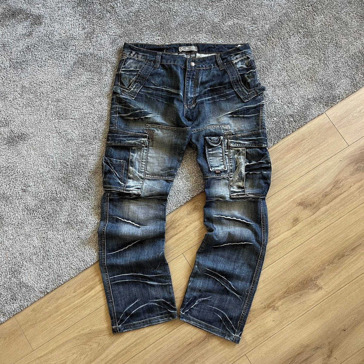 Other Vintage Avant Garde K&M Japanese Jeans Size US 36 / EU 52 - 1 Thumbnail