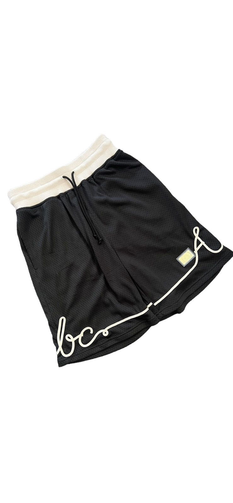 image of Advisory Board Crystals Mesh Shorts in Black, Men's (Size 30)