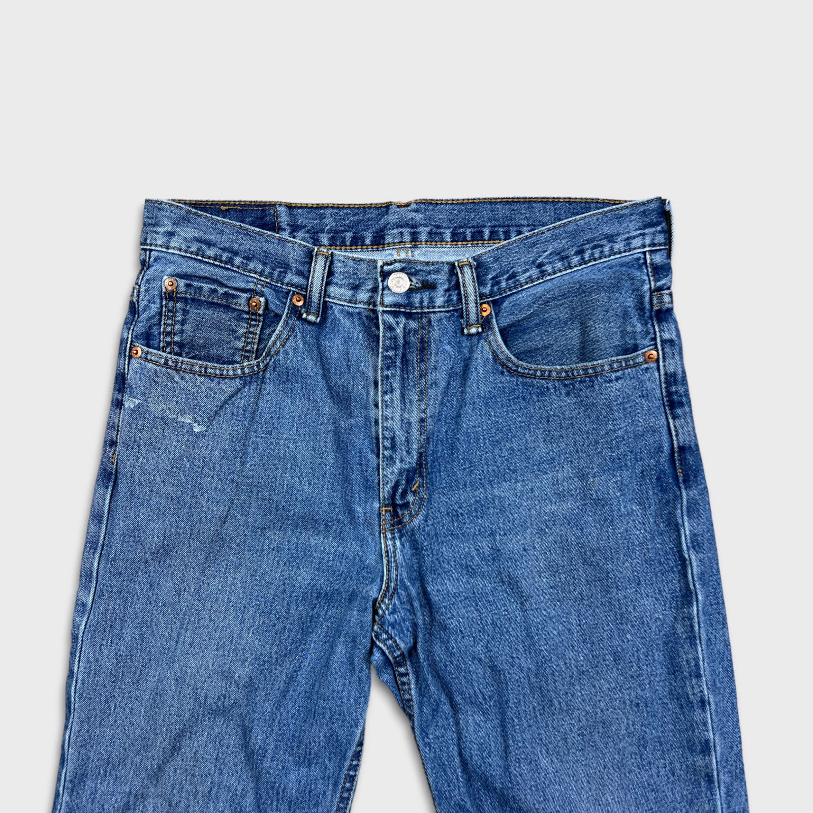 Levi's × Levi's Vintage Clothing × Vintage Levi's 516 Jeans 34x30 Slim Straight American Denim Pants Size US 34 / EU 50 - 2 Thumbnail
