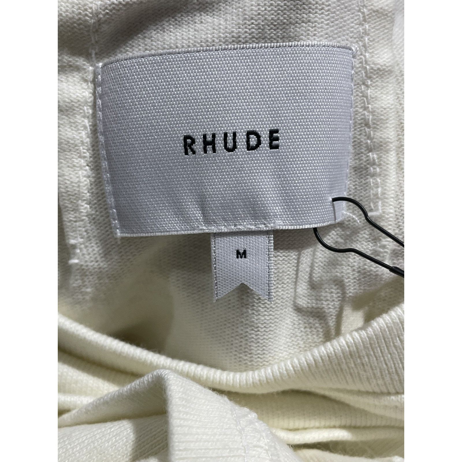 Rhude RHUDE LOGO SLUB WHITE TEE SIZE MEDIUM NEW Size US M / EU 48-50 / 2 - 5 Thumbnail