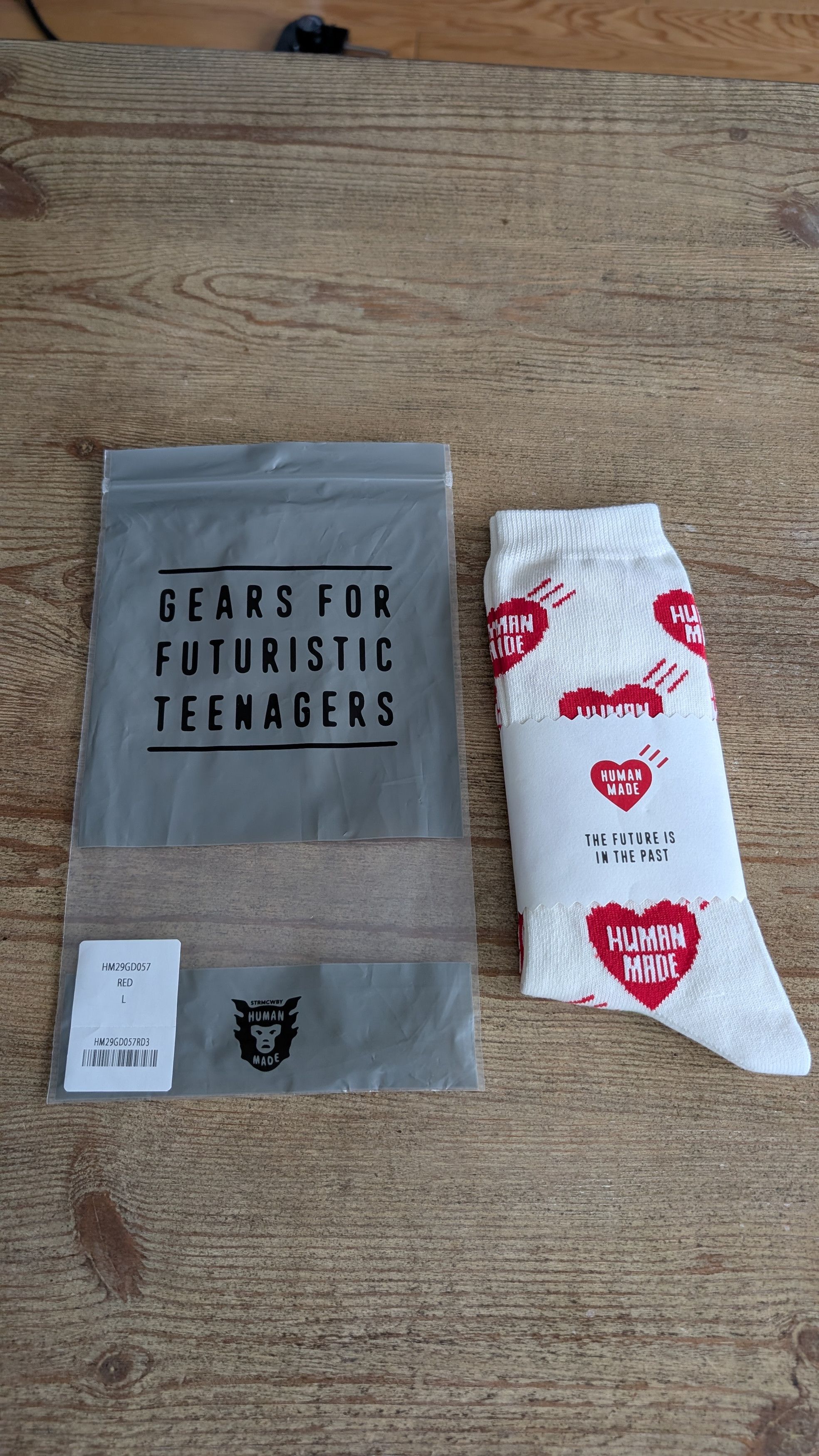 Human Made Human Made Red Heart Socks - L Size ONE SIZE - 2 Thumbnail
