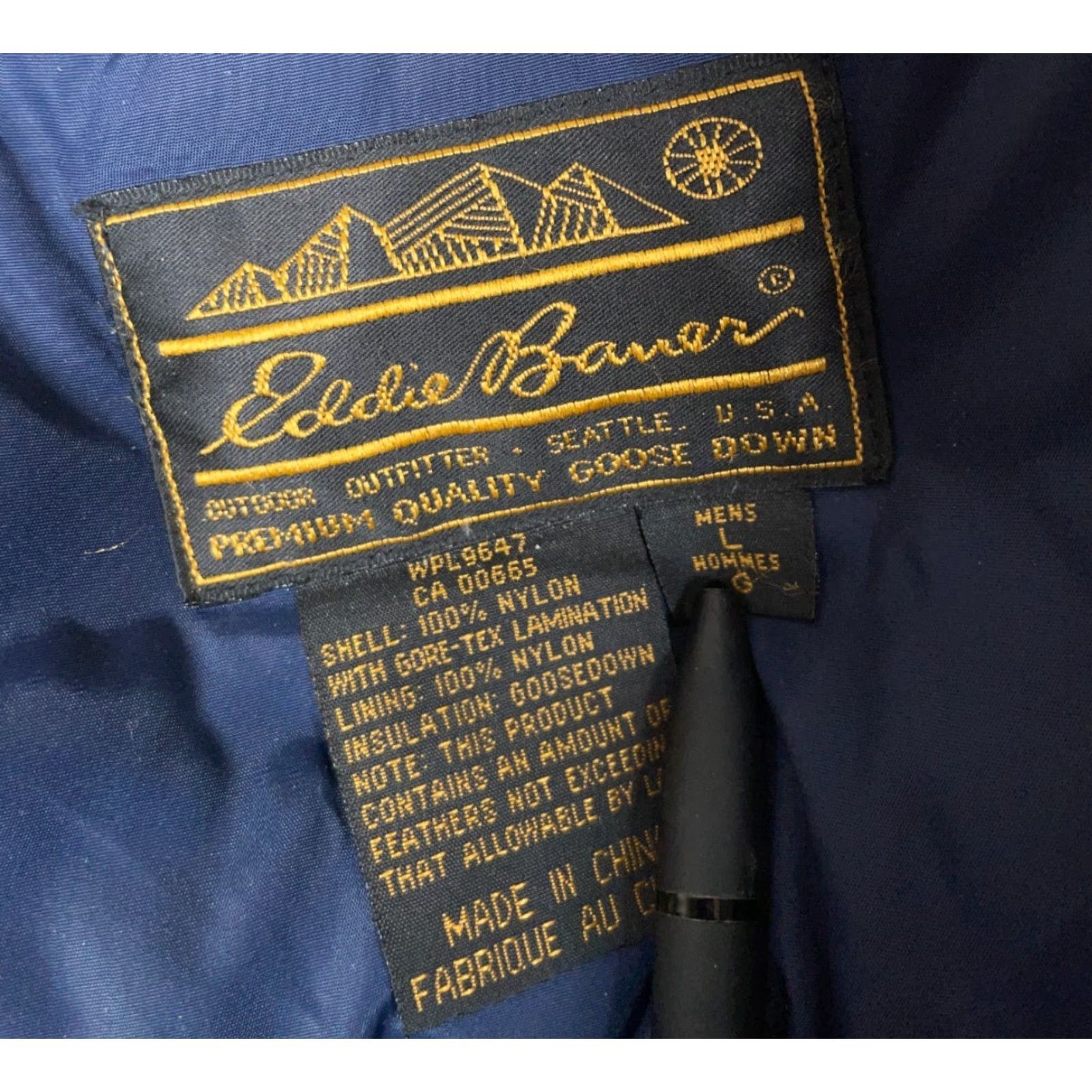 Eddie Bauer Eddie Bauer Goose Down Parka Jacket Men's Large Green Insulated Outdoor Hooded Gore-Tex Size US L / EU 52-54 / 3 - 3 Thumbnail