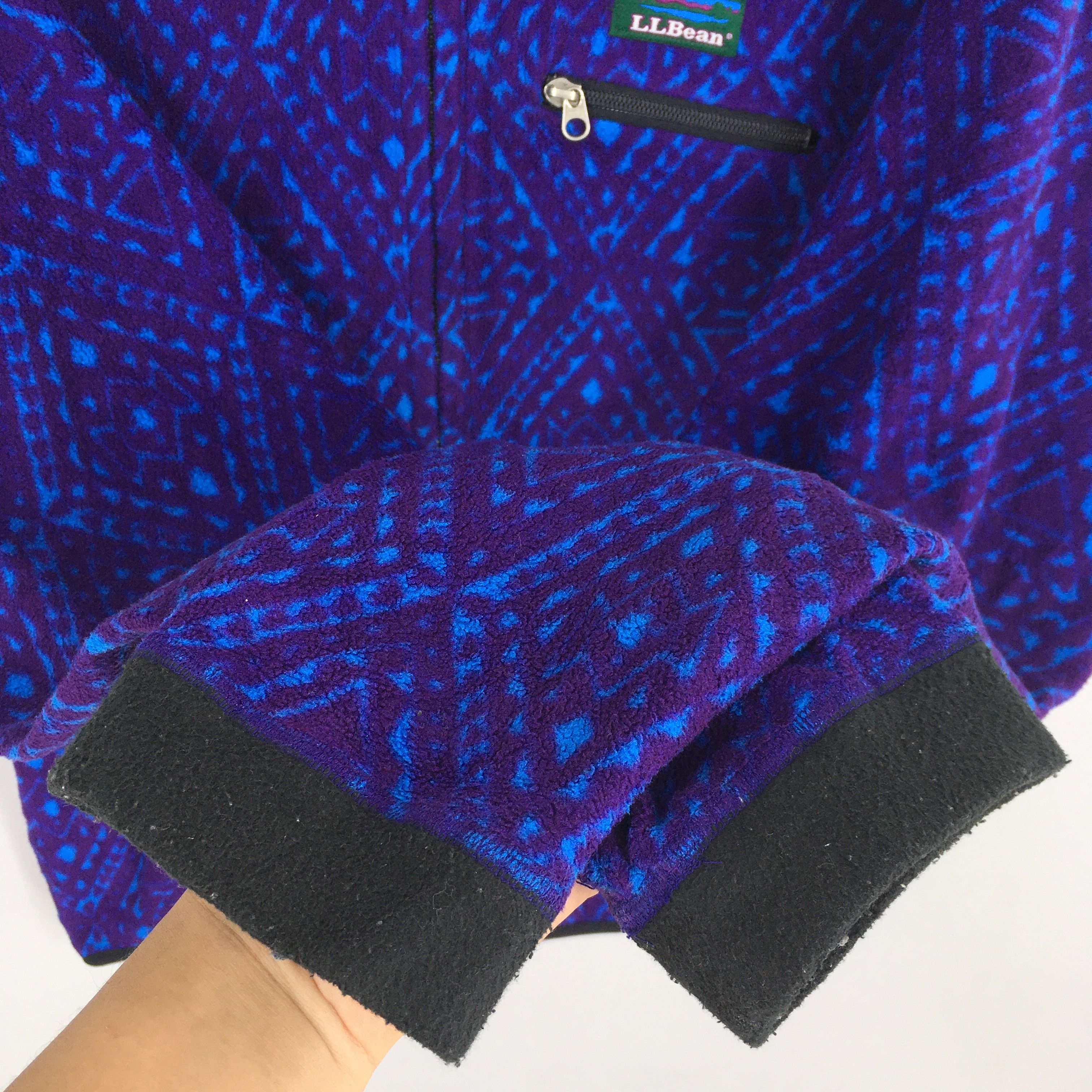 L.L. Bean × Vintage Vintage LL Bean Fleece Aztec Navajo Sweatshirt Medium Size US M / EU 48-50 / 2 - 4 Thumbnail