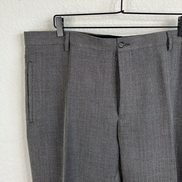 Giorgio Armani Giorgio Armani Marled Virgin Wool 2 Pc 2 Button Suit Size 50L - 7 Thumbnail