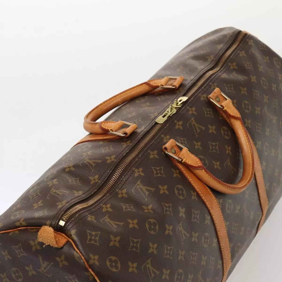 Louis Vuitton LOUIS VUITTON Monogram Keepall 60 Boston Bag Size ONE SIZE - 12 Thumbnail