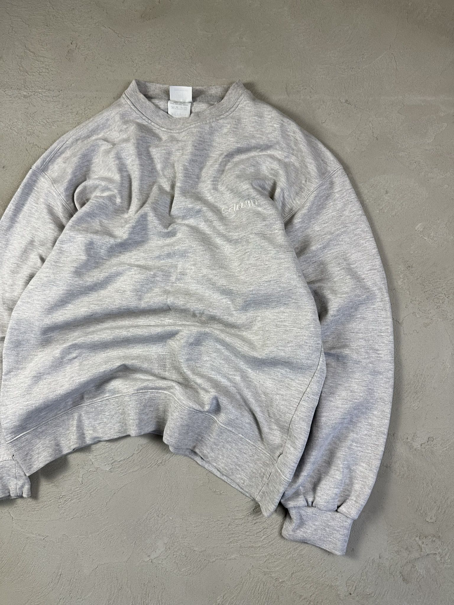 Edwin 90s Vintage Edwin Boxy Basic Crewneck Size US L / EU 52-54 / 3 - 3 Thumbnail