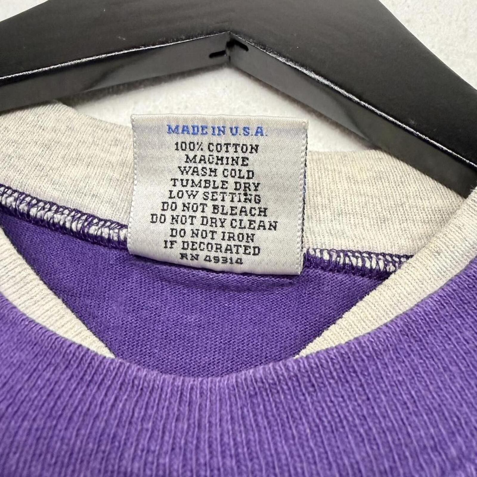 Other VTG 90s Fresno State purple/gray double collar t-shirt XL Size US XL / EU 56 / 4 - 4 Thumbnail