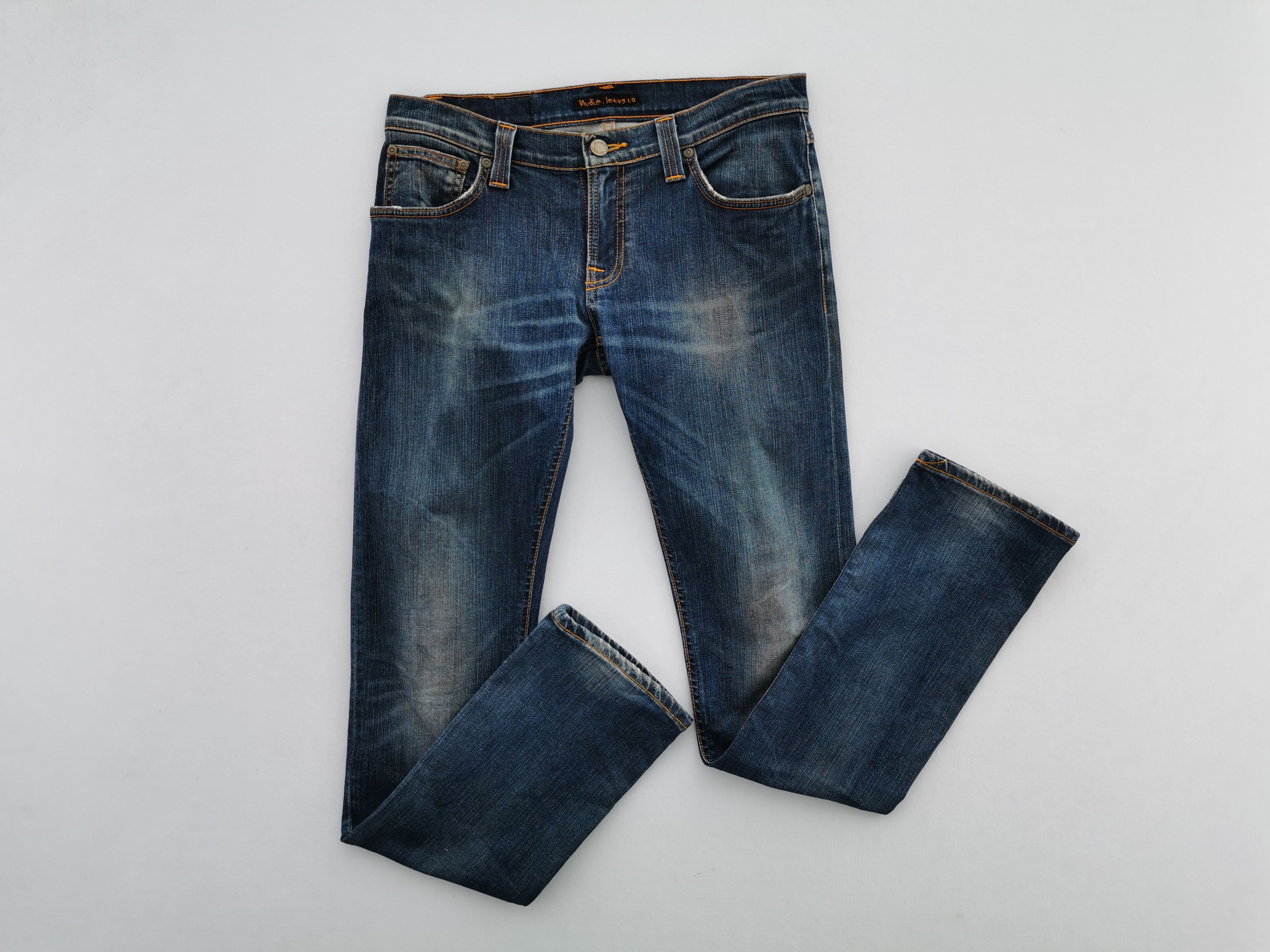 Nudie Jeans Distressed Nudie Jeans Made In Italy Denim Pants Size 31 Size US 31 - 3 Thumbnail
