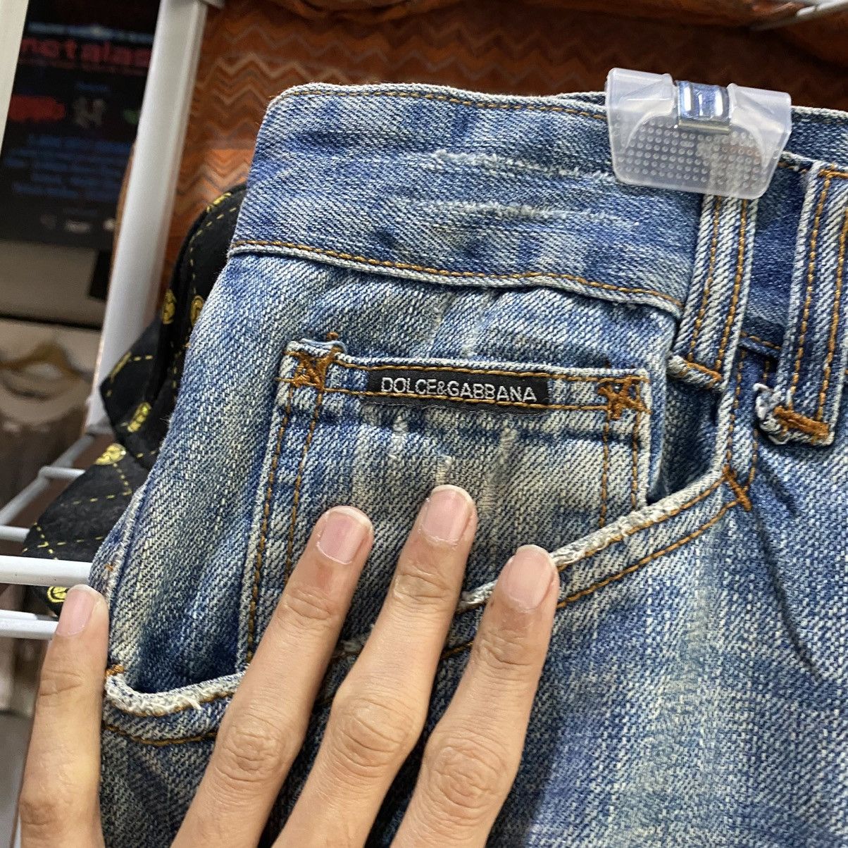Dolce & Gabbana Vintage Y2K Dolce & Gabbana Straight Cut Denim Jeans Size US 36 / EU 52 - 12 Thumbnail