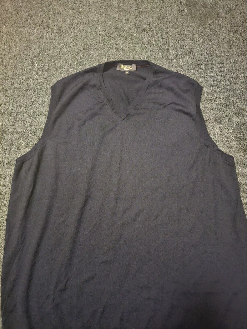 Loewe LOEWE Wool vest black vest sweater Size US XL / EU 56 / 4 - 3 Thumbnail