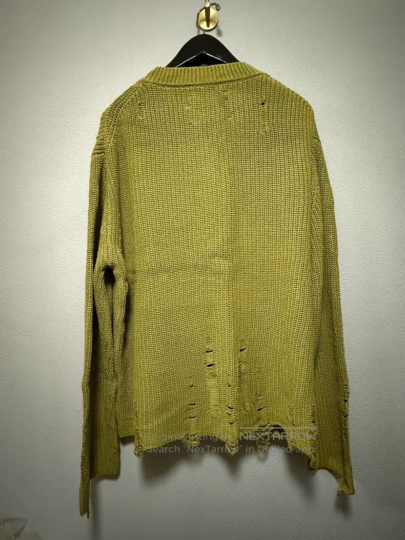 Song For The Mute SONG FOR THE MUTE Stylish olive green knitted retro sweate Size US M / EU 48-50 / 2 - 5 Thumbnail