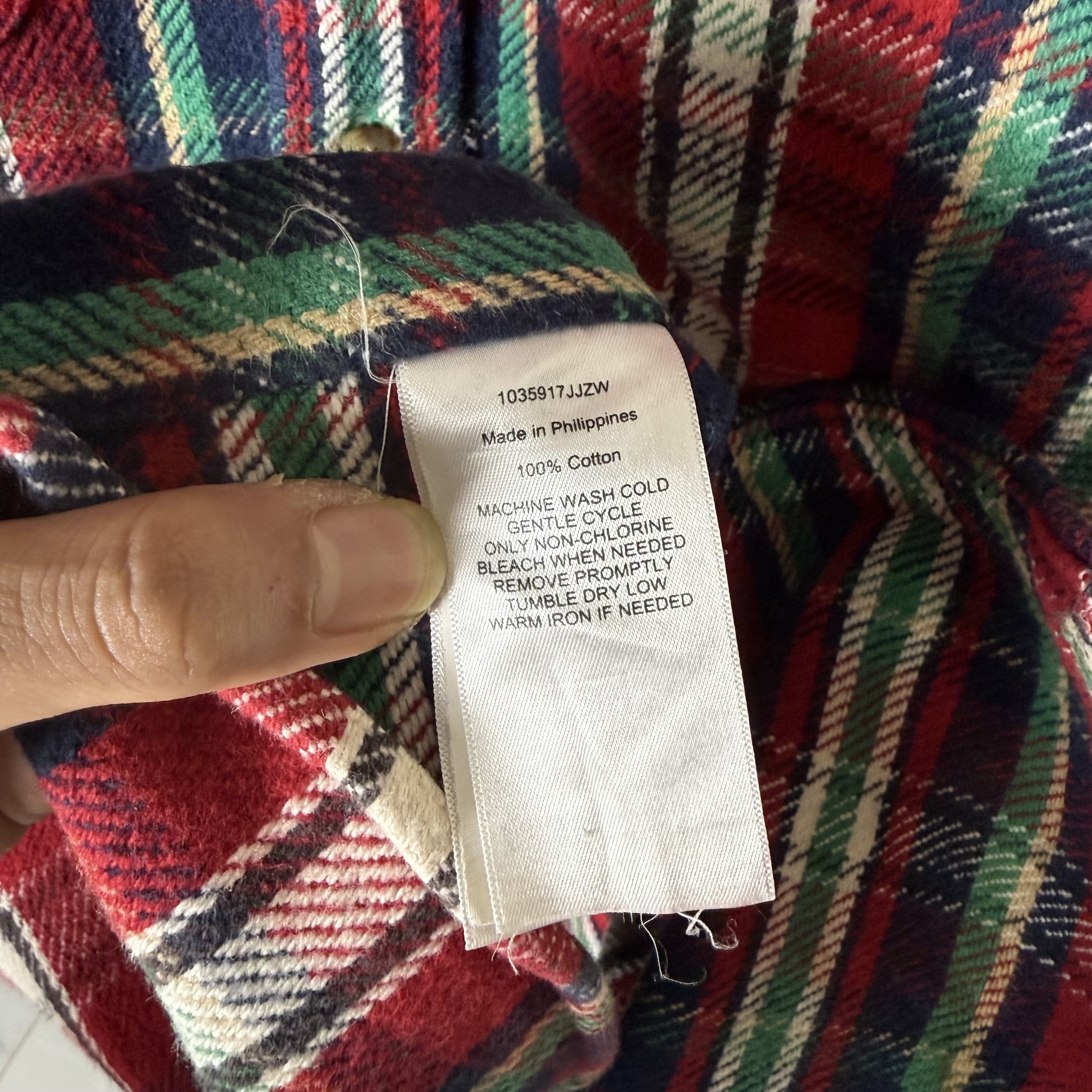 Polo Ralph Lauren Polo Ralph Lauren Flannel Shirt Size US M / EU 48-50 / 2 - 6 Thumbnail