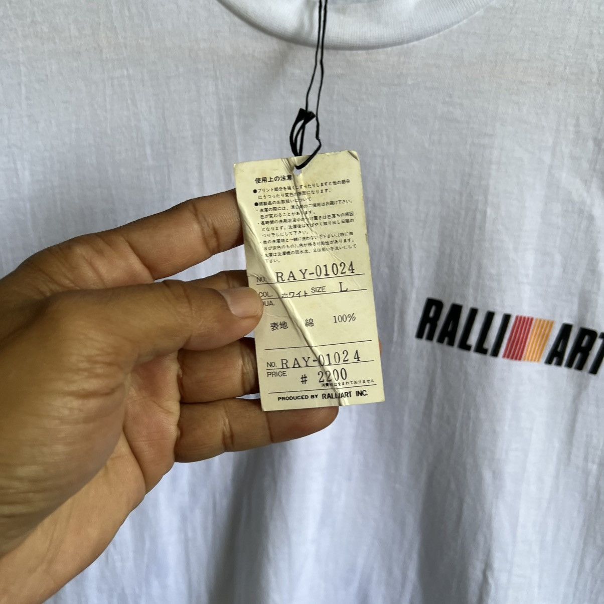 Vintage Vintage 90’s Ralliart Mitsubishi Motorsports Tshirt Size US M / EU 48-50 / 2 - 5 Thumbnail