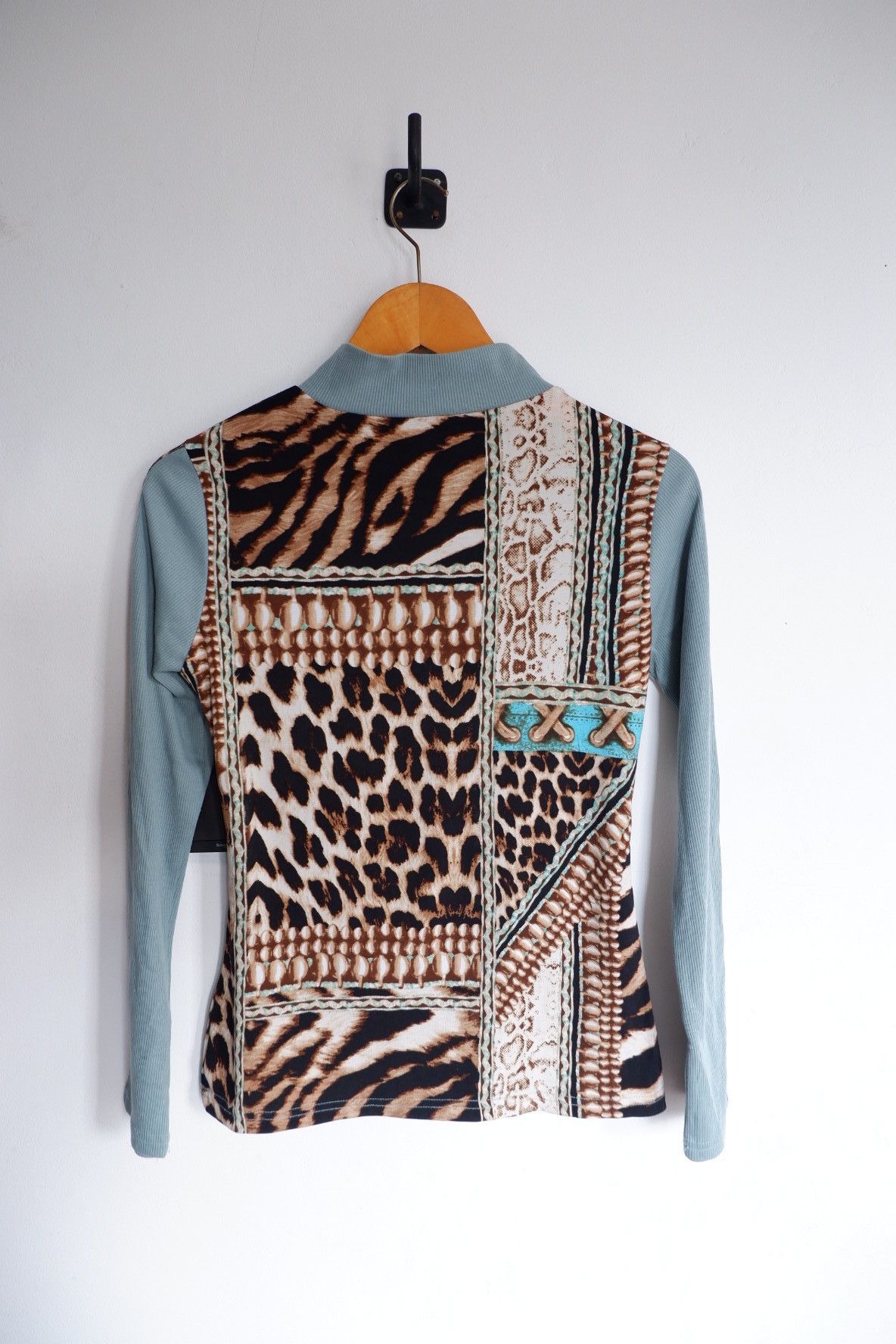 Japanese Brand Vintage Y2K ANAC Printed Mesh Long Sleeve Size M / US 6-8 / IT 42-44 - 2 Thumbnail