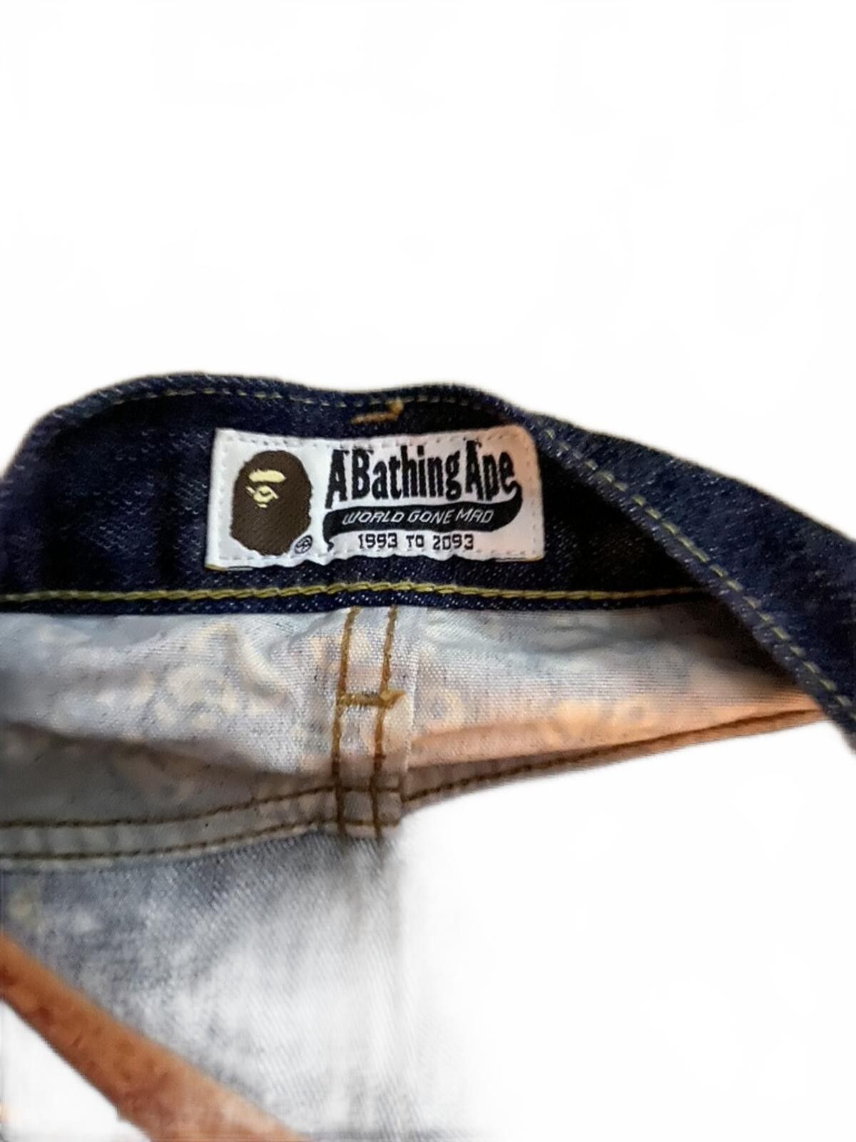 Other BAPE x Baby Milo All Over Patter Selvedge Jeans XL 38x32 Size US 38 / EU 54 - 10 Thumbnail