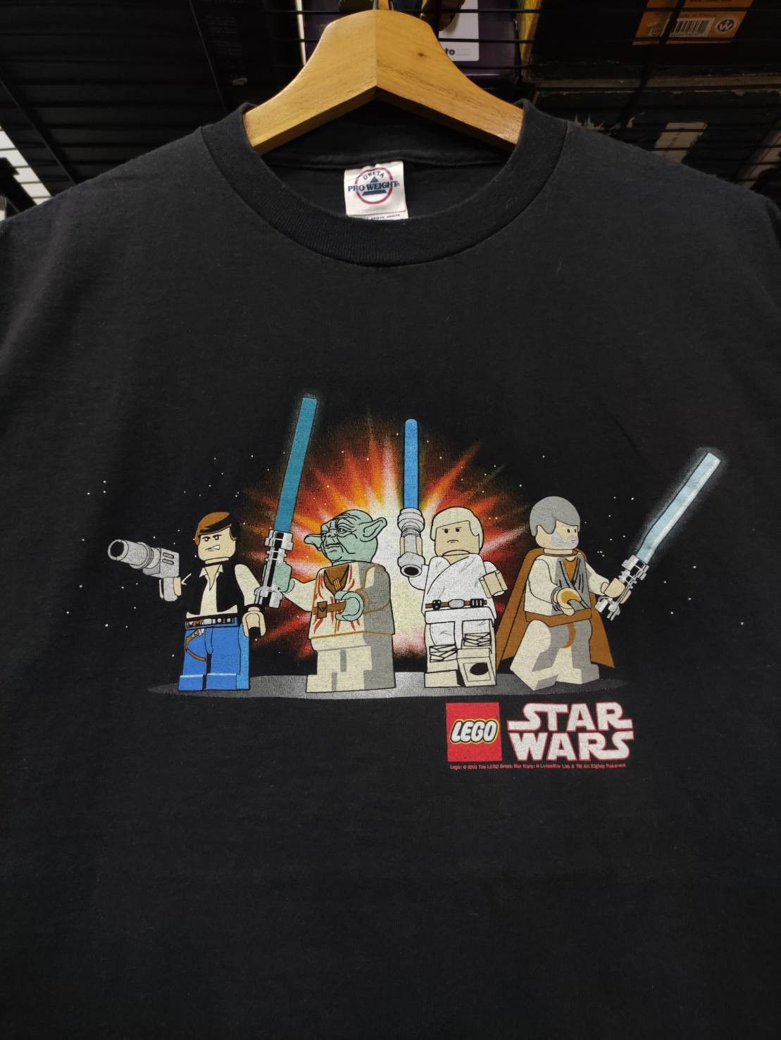 Vtg 00's Star Wars x The Lego Movie Promo T-Shirt