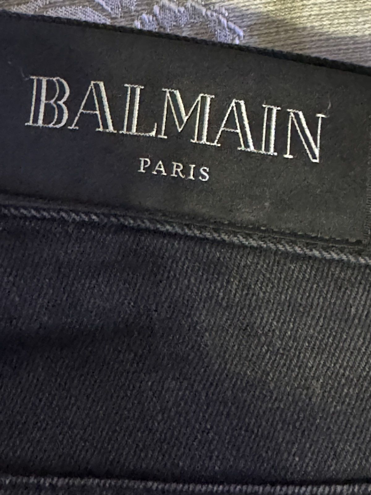 Balmain Dark Grey Balmain Biker Slim Size US 32 / EU 48 - 1 Thumbnail
