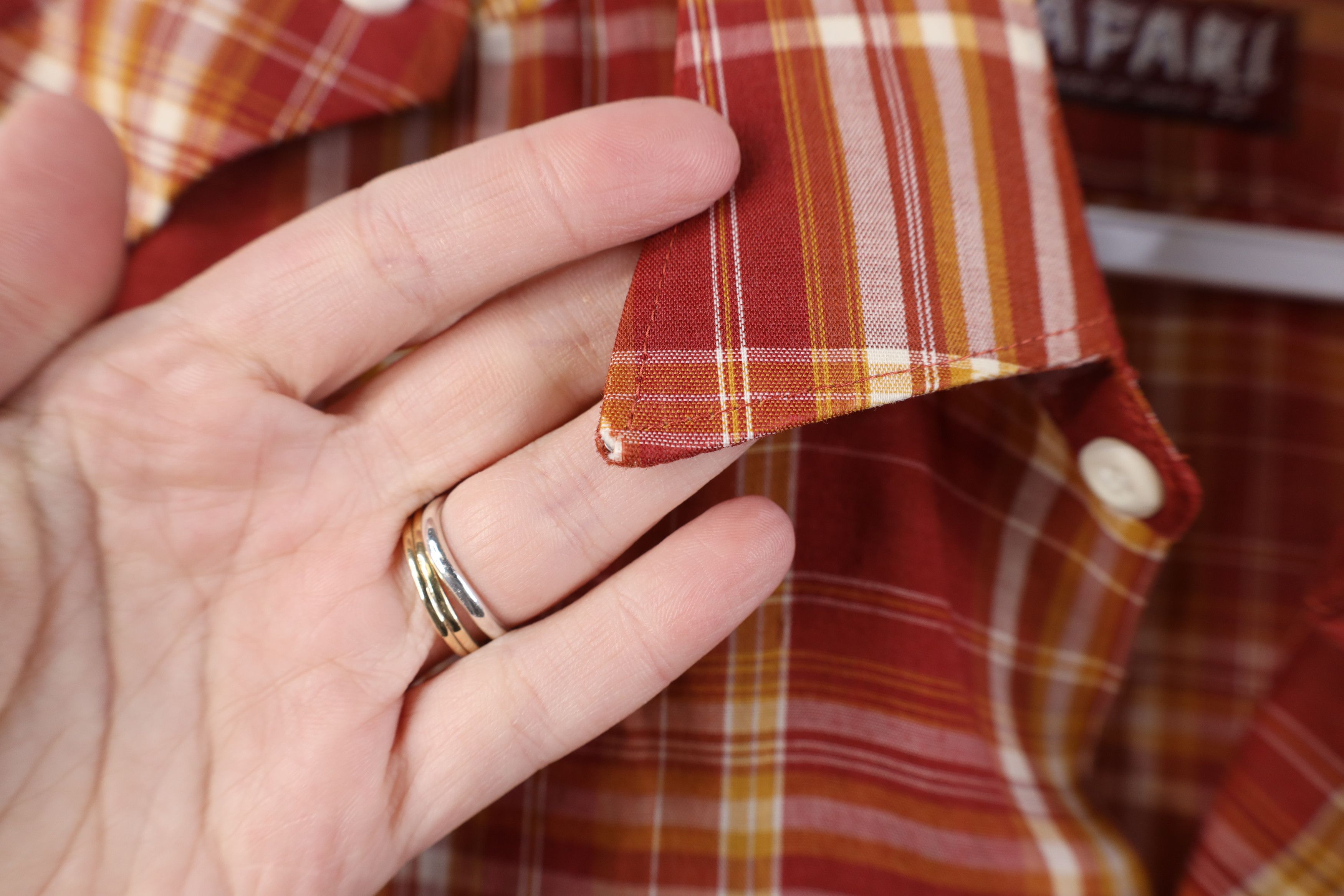 Vintage Vintage 70s Streetwear Bush Collared Button Shirt Plaid Size US L / EU 52-54 / 3 - 5 Thumbnail
