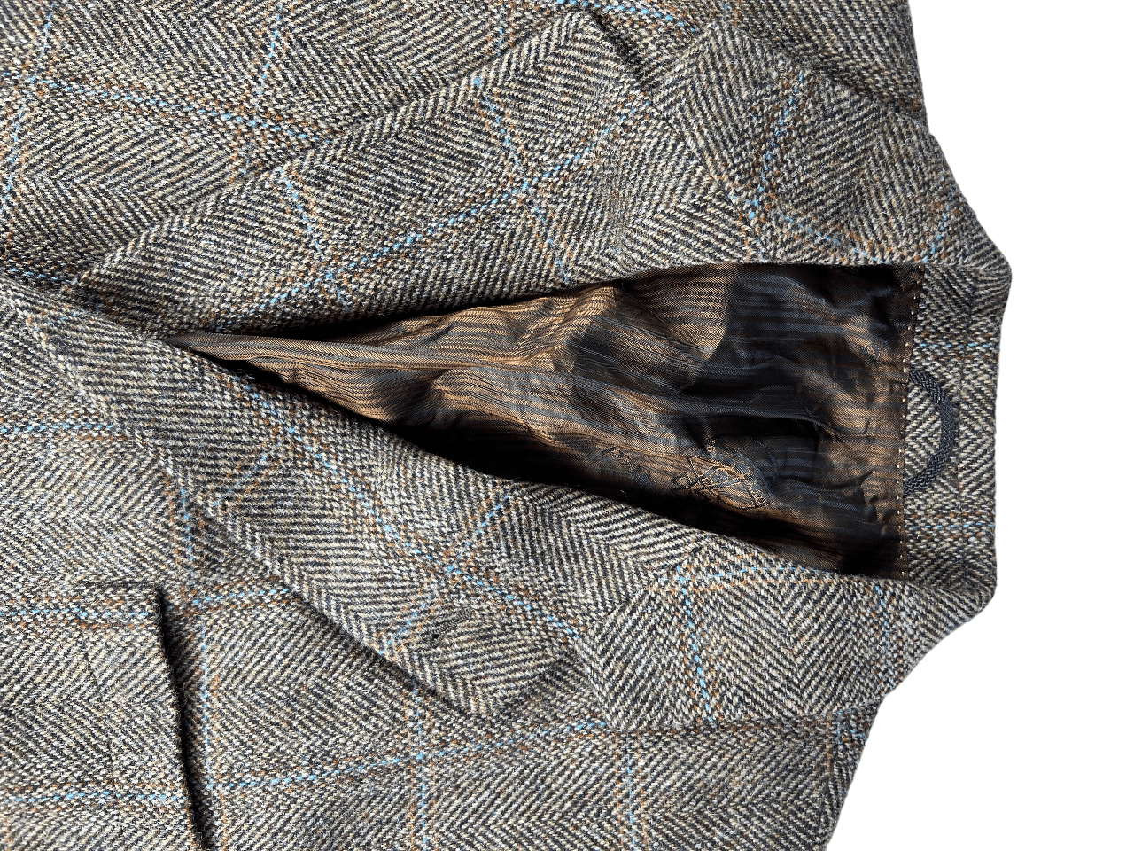 Harris Tweed × Vintage Vintage Harris Tweed Wool Blazer M Size 48R - 3 Thumbnail