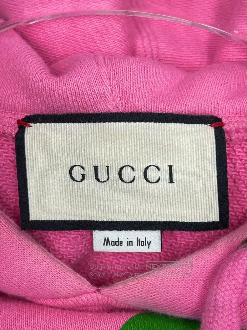 Gucci Gucci Pink apple sequin logo hooded sweatshirt Size US XS / EU 42 / 0 - 3 Thumbnail
