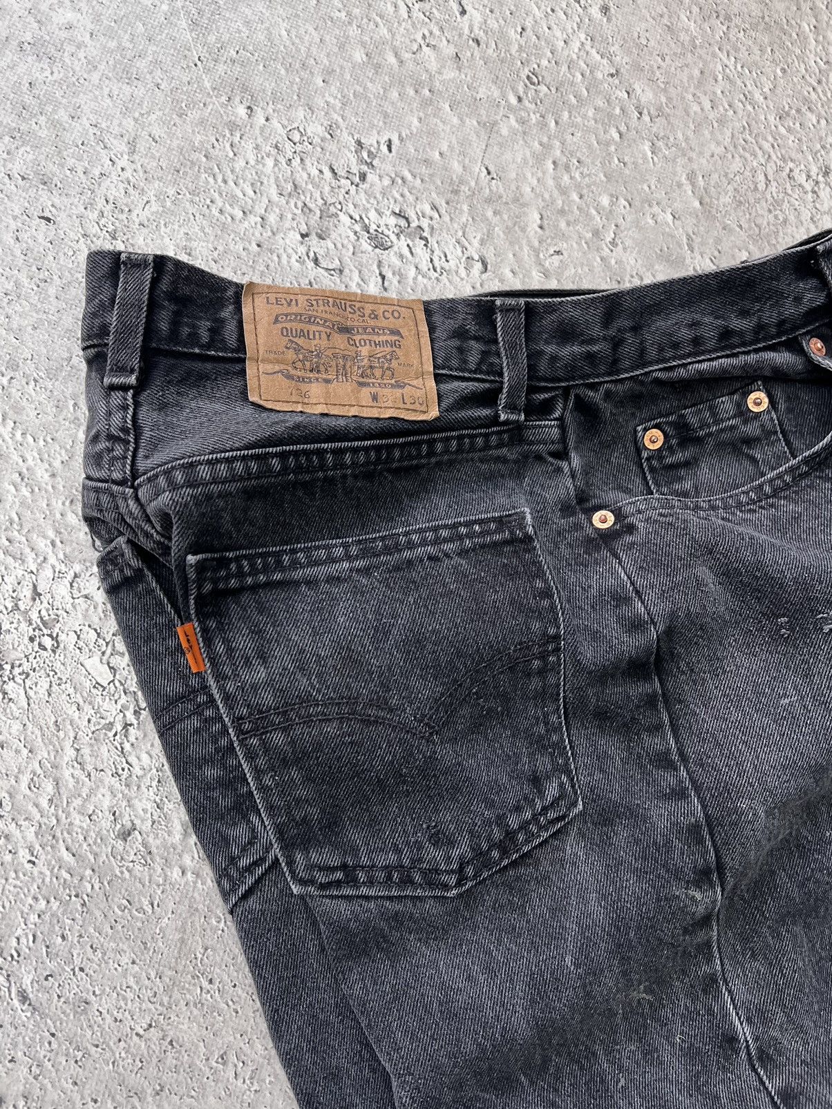 Levi's Vintage Clothing × Vintage Vintage WASHED 90s USA LEVIS BAGGY CARPENER PANTS SILVER TAB Size US 32 / EU 48 - 8 Thumbnail