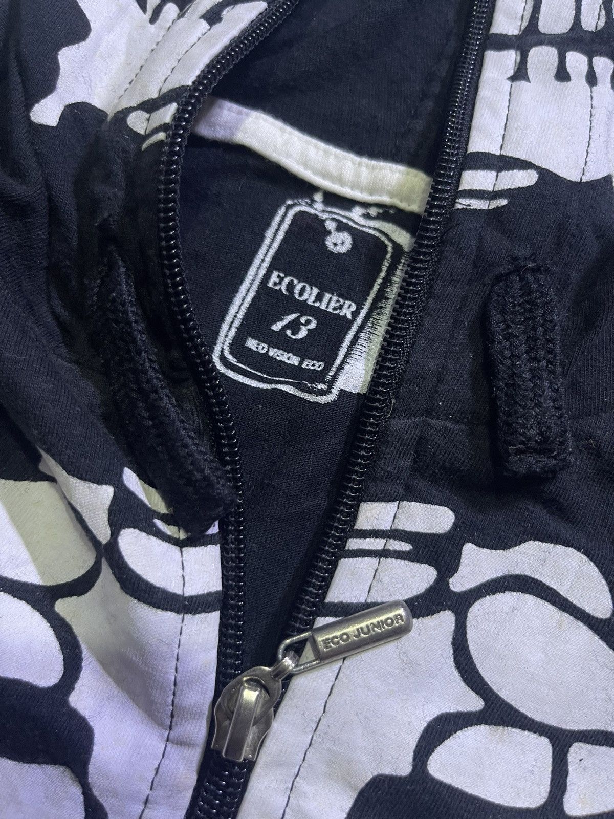 If Six Was Nine Y2K ECOLIER IFSIXWASNINE SKULL FULL ZIPER STYLE SHORT SLEEVE Size US M / EU 48-50 / 2 - 4 Thumbnail