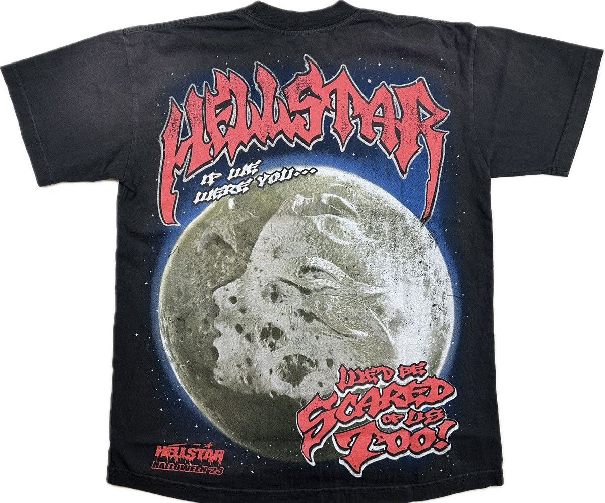 HELLSTAR Hellstar Full Moon T-shirt Size US XS / EU 42 / 0 - 4 Thumbnail