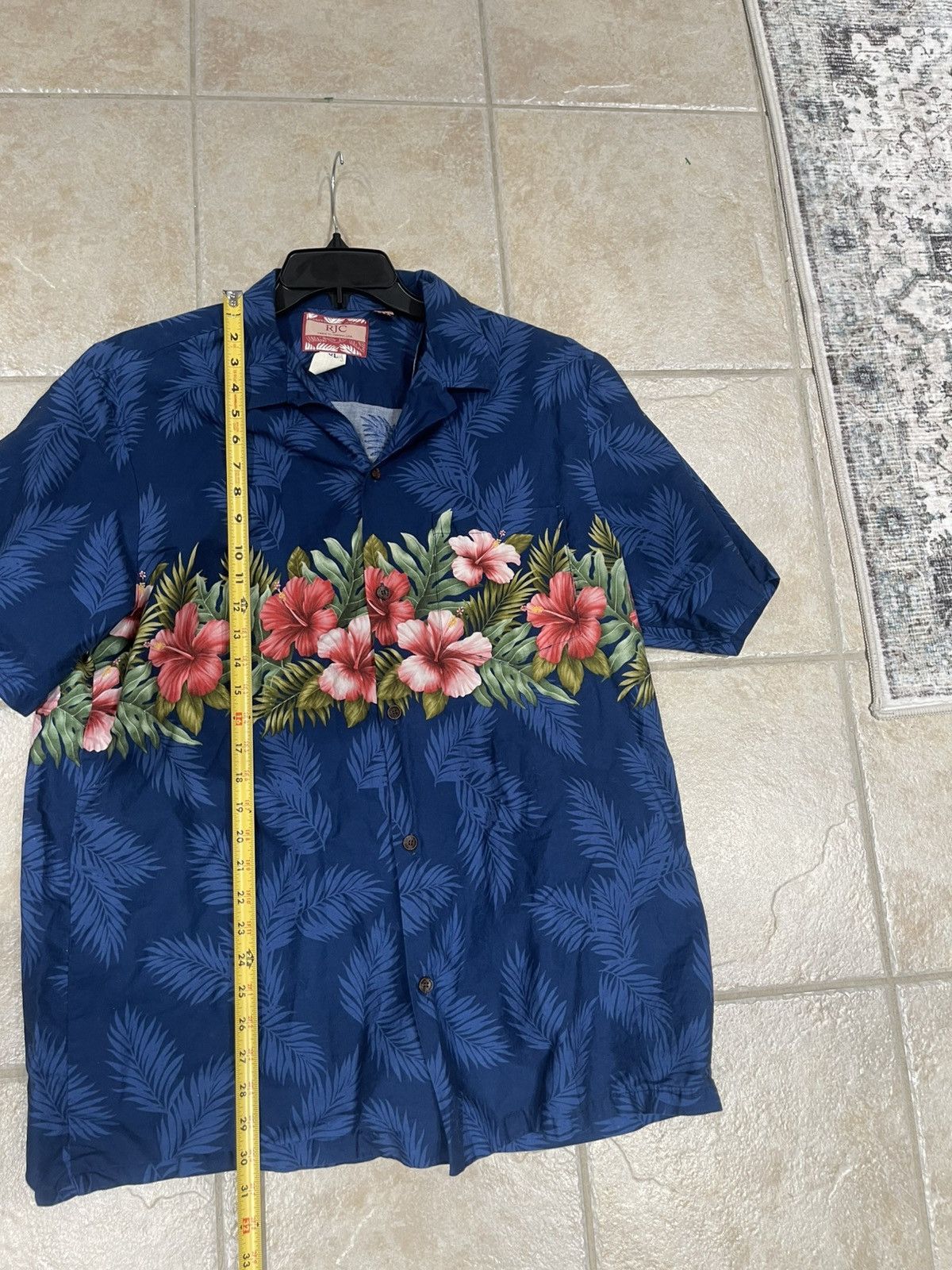 Other RJC Hawaiian Camp Shirt Mens M 100% Cotton Tropical Print Size US XL / EU 56 / 4 - 6 Thumbnail
