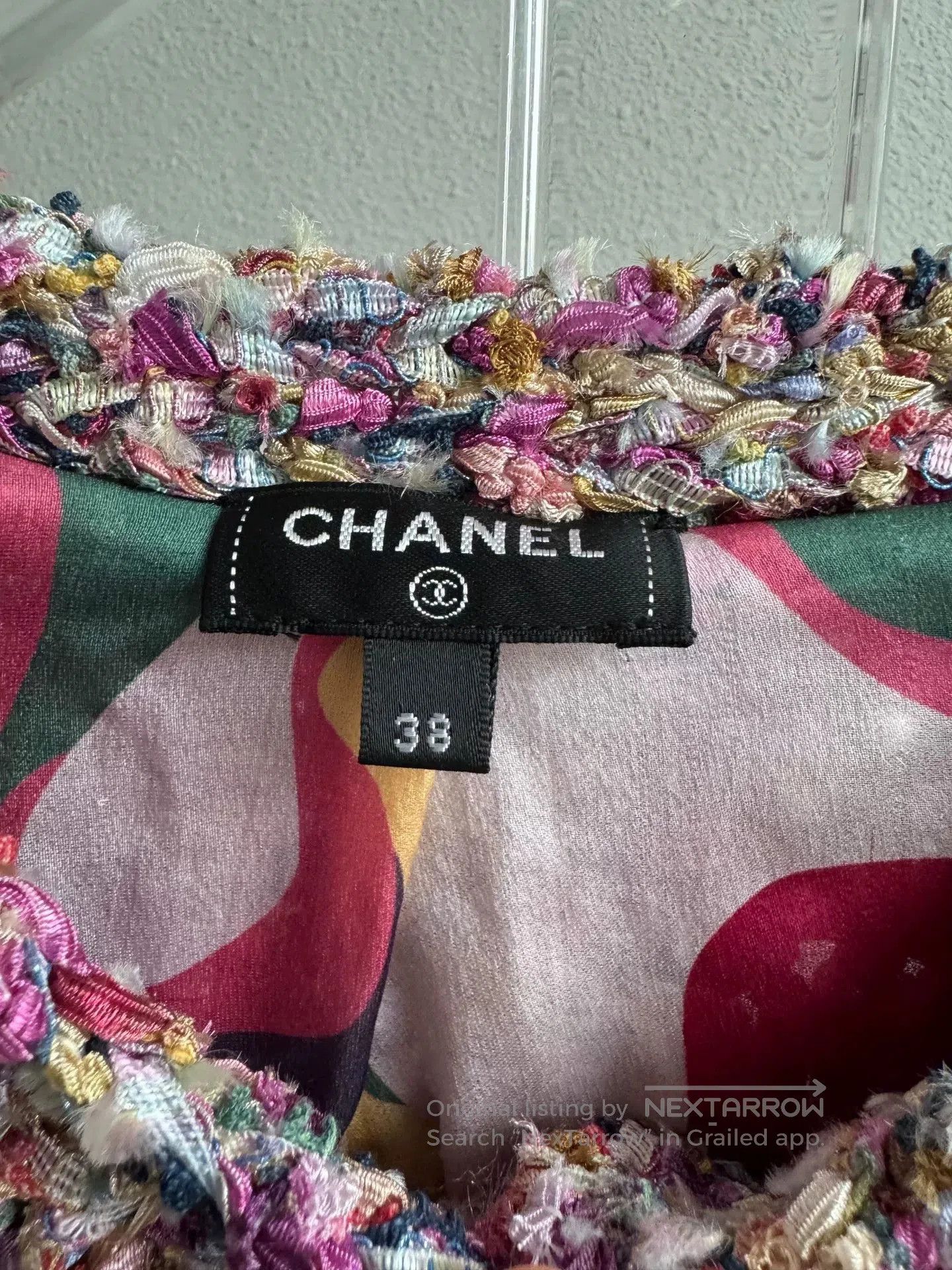 Chanel Chanel 21P Colorful Cotton Pearl Short Coat. Size S / US 4 / IT 40 - 4 Thumbnail